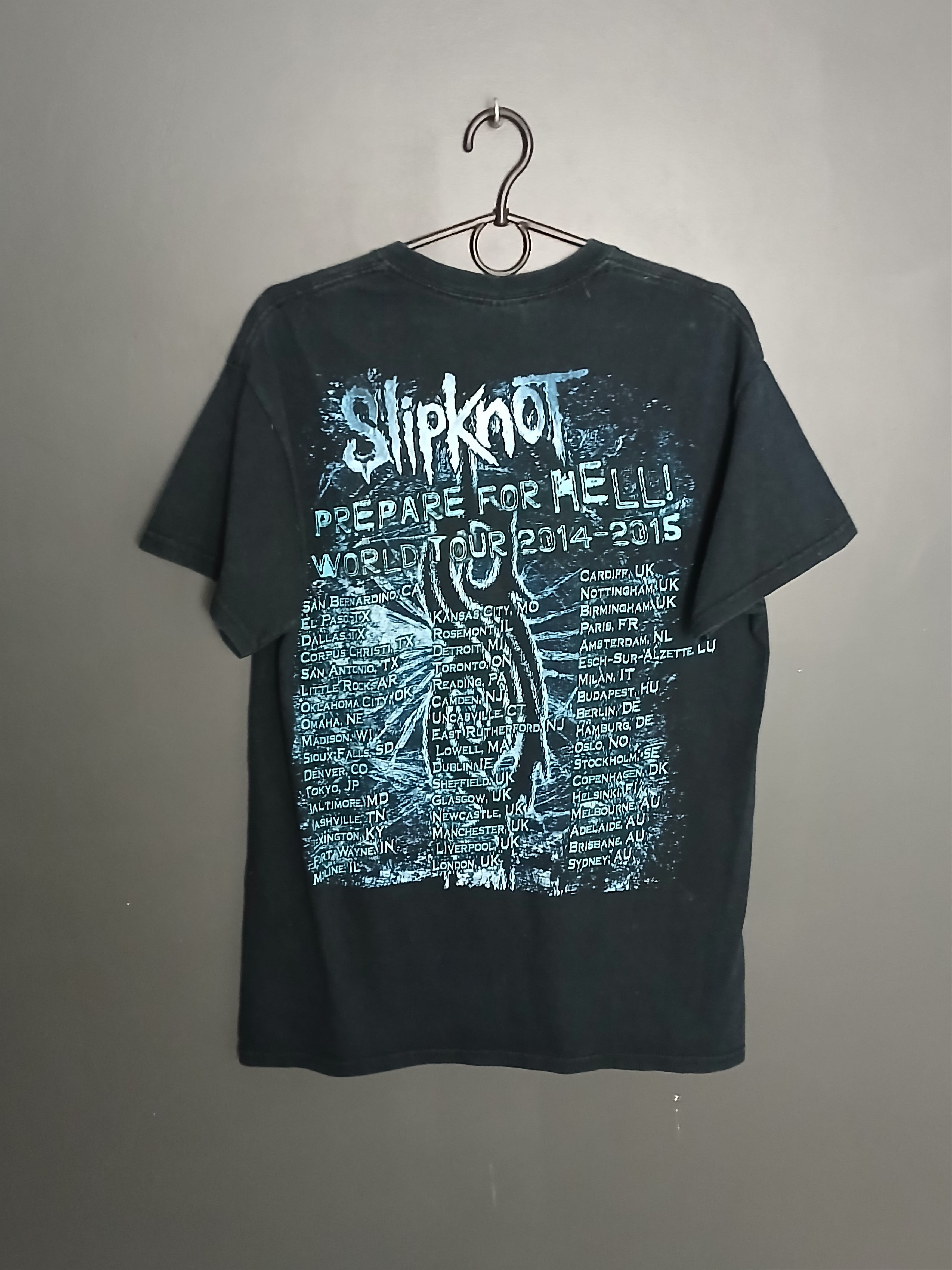 Band Tees × Slipknot Slipknot Prepare For Hell World Tour T-Shirt Size US M / EU 48-50 / 2 - 2 Thumbnail