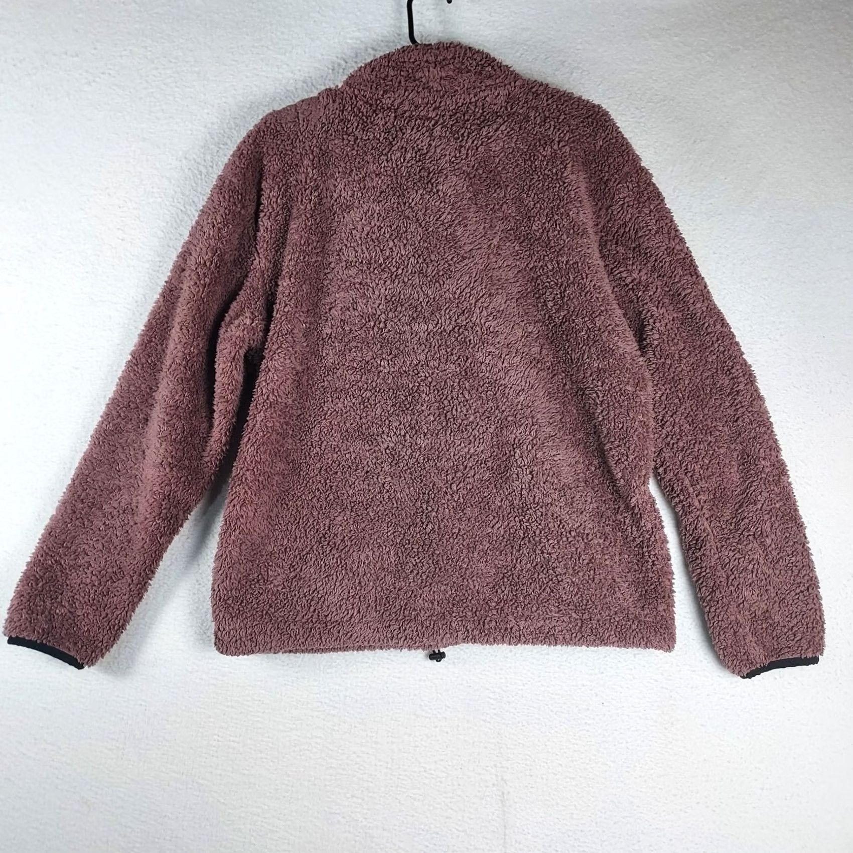 Victoria's Secret VINTAGE? No — Victoria's Secret PINK Sweatshirt Pullover Zip Collared Fleece Pink Mauve M Women's Activewear Walking Size M / US 6-8 / IT 42-44 - 2 Thumbnail