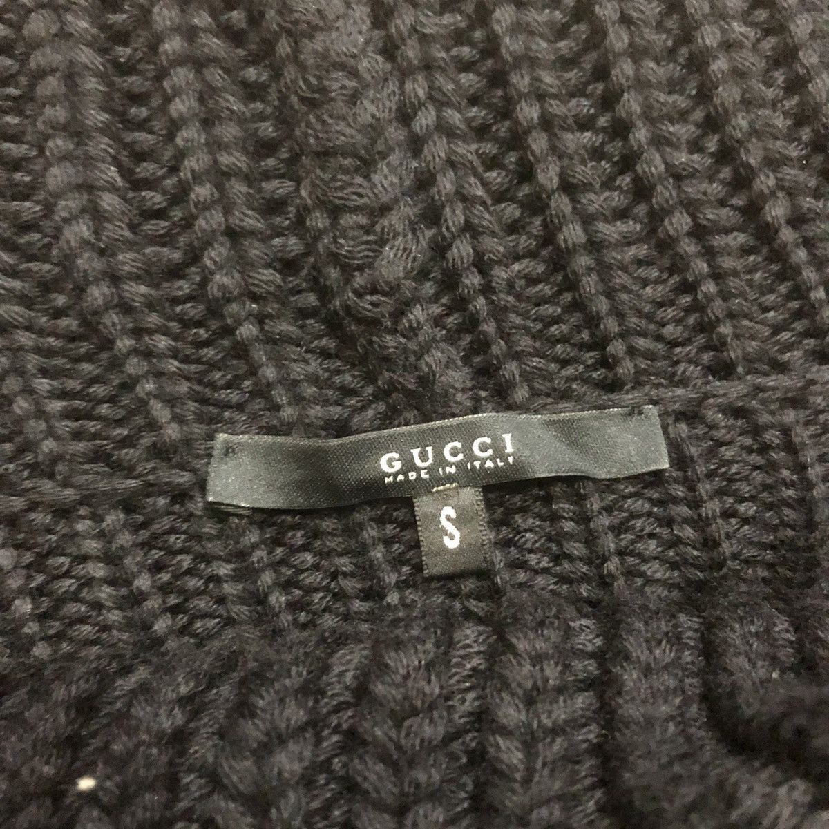 Gucci Gucci Fall 2003 Tom Chunky Cropped Knit Turtleneck Sweater Size S / US 4 / IT 40 - 11 Thumbnail