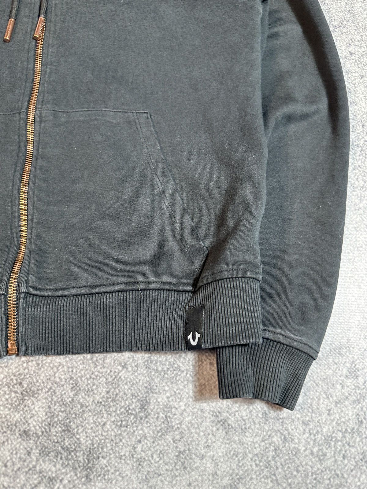 True Religion Y2K True Religion Zip Up Hoodie Streetwear Logo USA XS Rare Size XS / US 0-2 / IT 36-38 - 4 Thumbnail