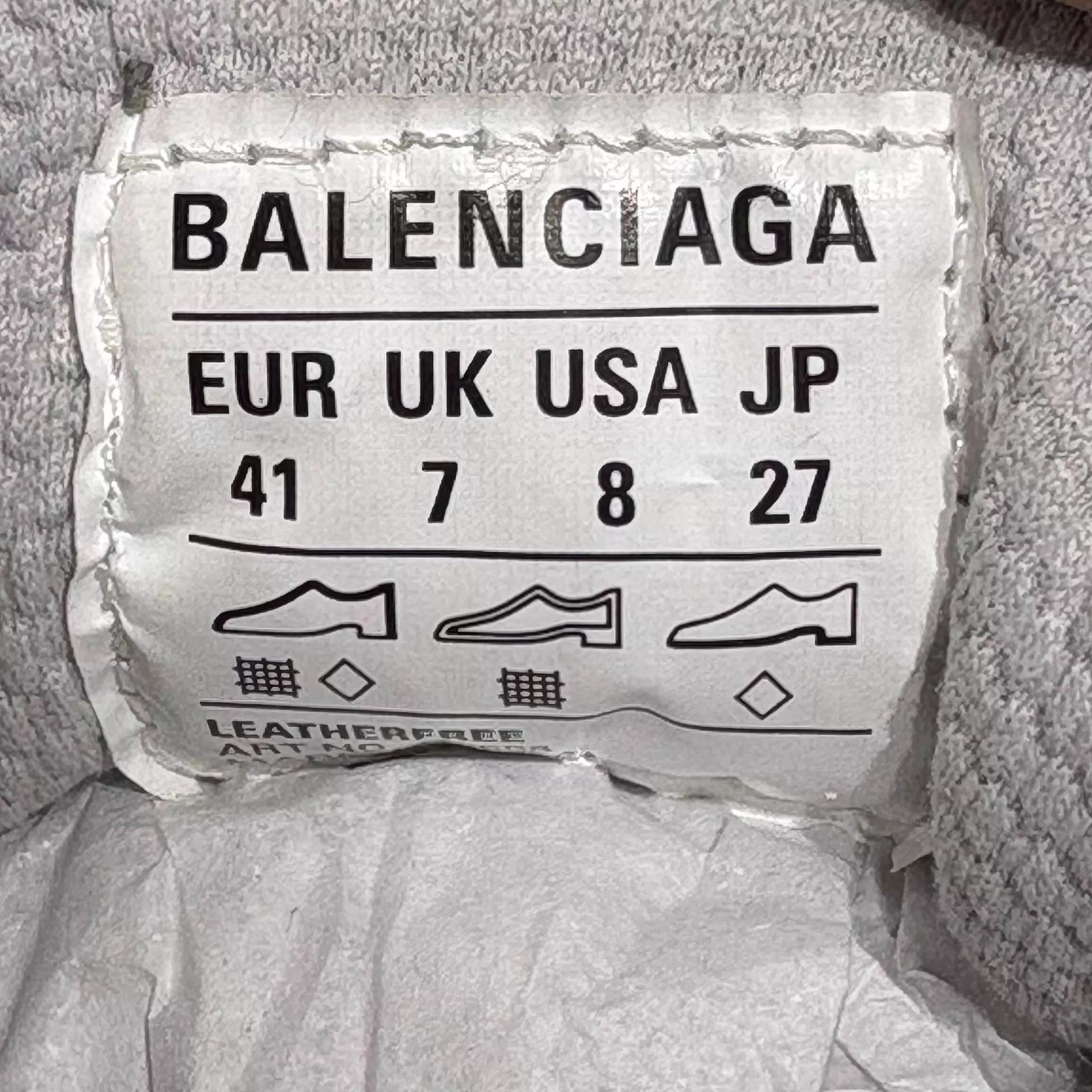 Balenciaga Balenciaga 3XL Crazy Lacing Dad Shoe Gray 41 Size US 8 / EU 41 - 8 Thumbnail