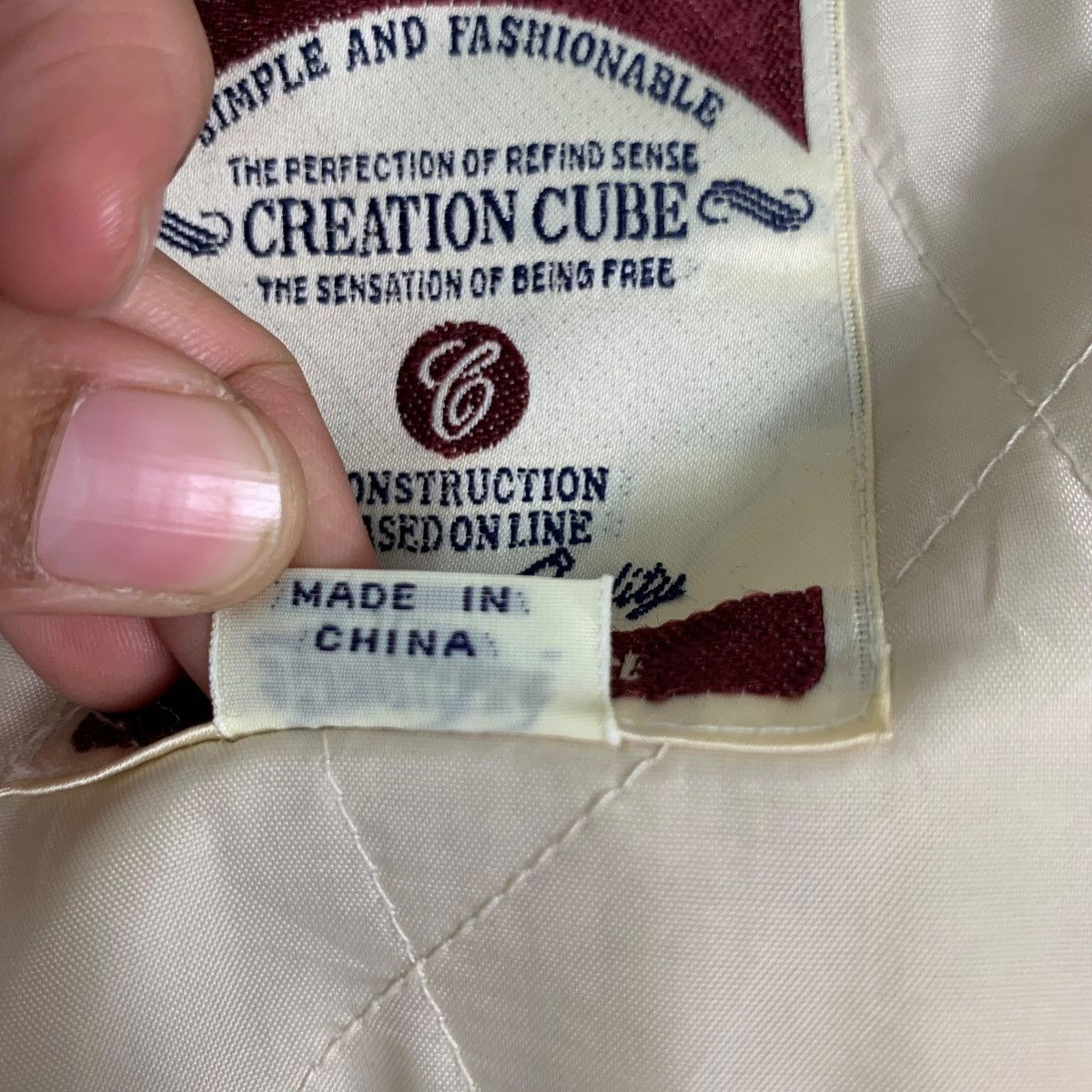 Flannel CREATION CUBE Shadow Plaid Checked Jacket #0024-C2 Size US M / EU 48-50 / 2 - 19 Thumbnail