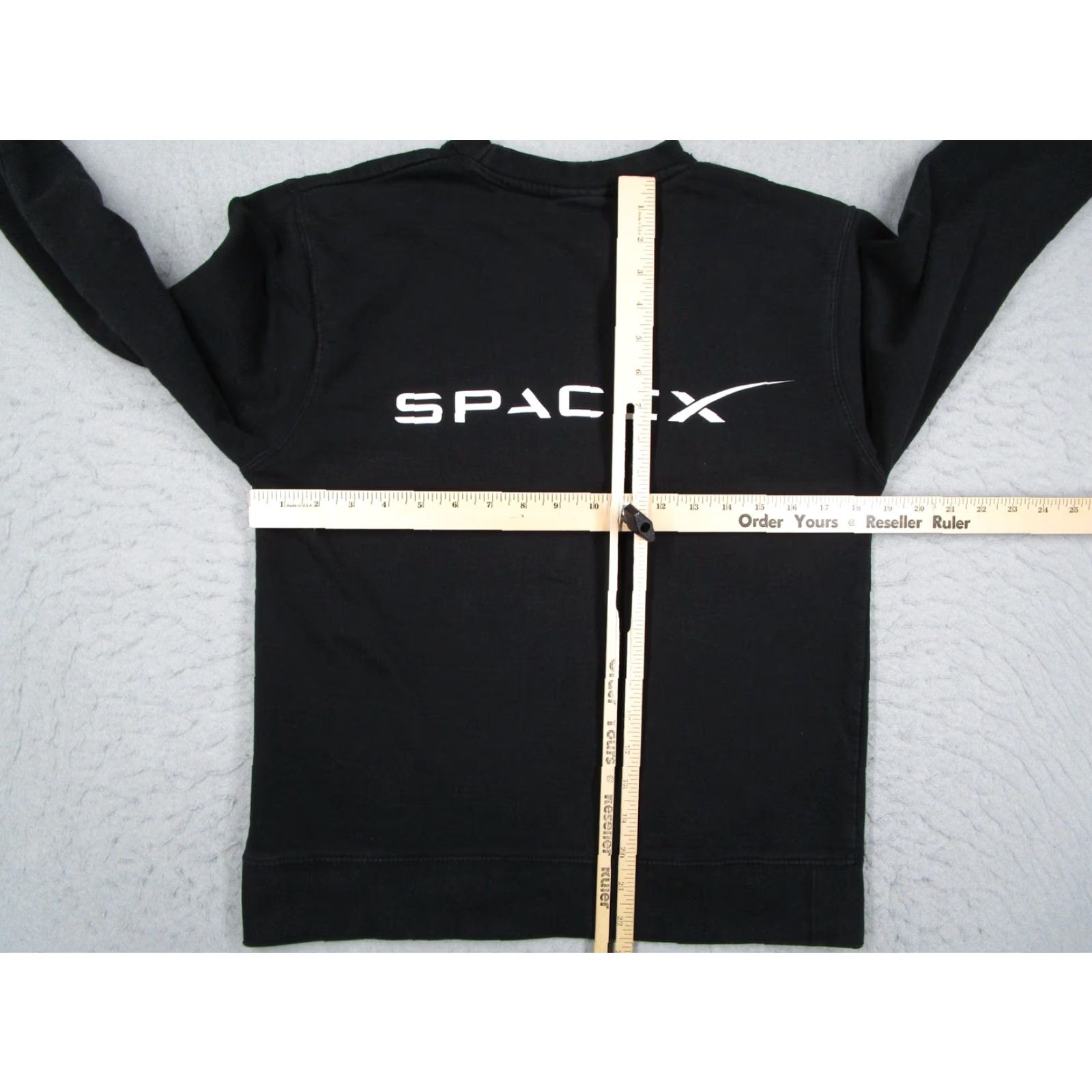 Logo 7 SpaceX Sweatshirt Mens Small Black Crewneck Pullover Fleece Logo Back Print Size US S / EU 44-46 / 1 - 5 Thumbnail