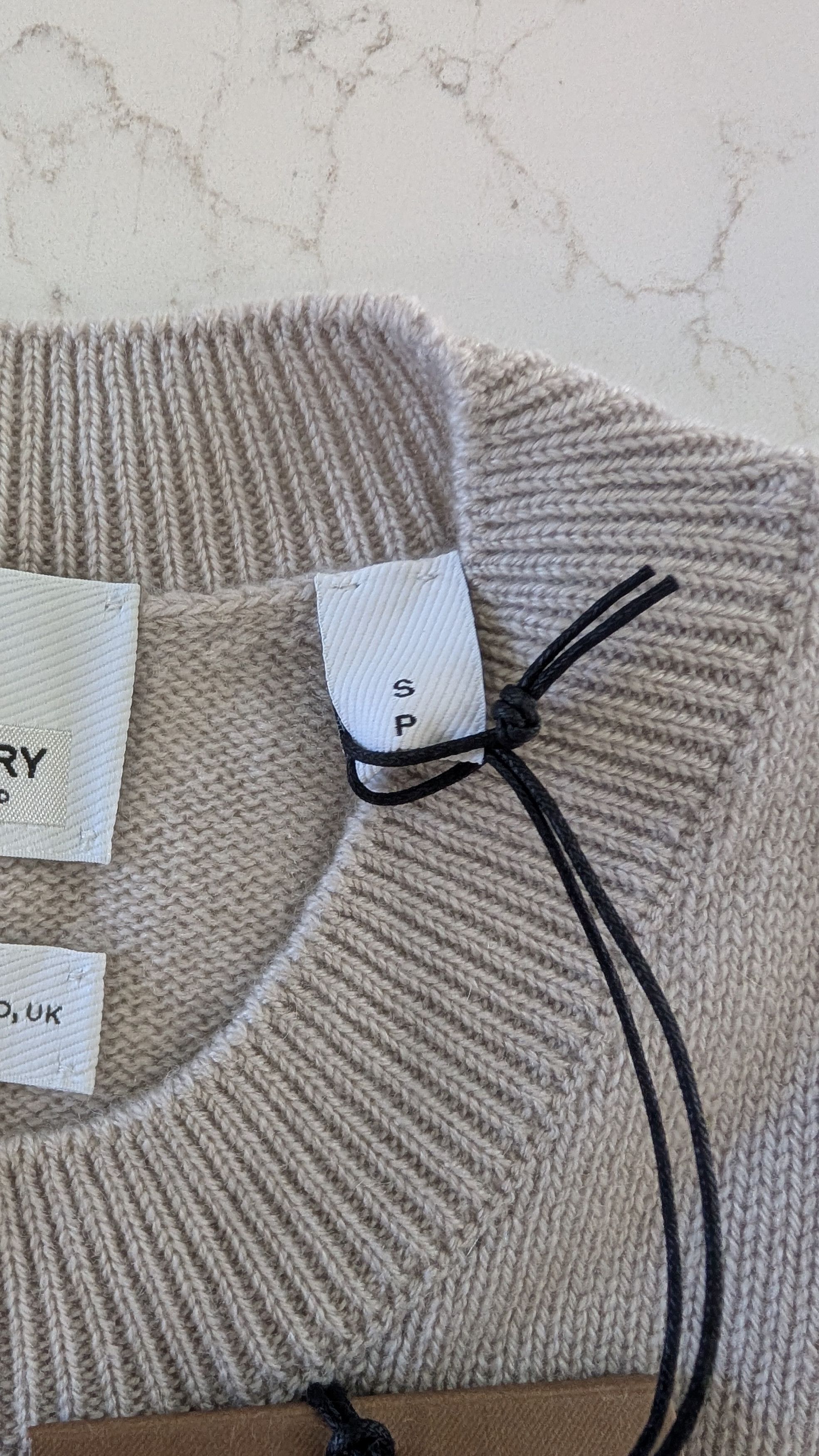 Burberry BURBERRY Grey 100% Cashmere Crew Neck Made in Scotland Size US S / EU 44-46 / 1 - 8 Thumbnail