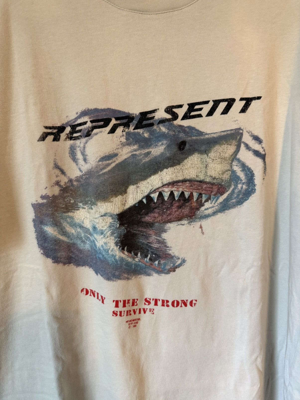 Represent Clo. Represent only the strong survive Shark T-Shirt Size US L / EU 52-54 / 3 - 2 Thumbnail