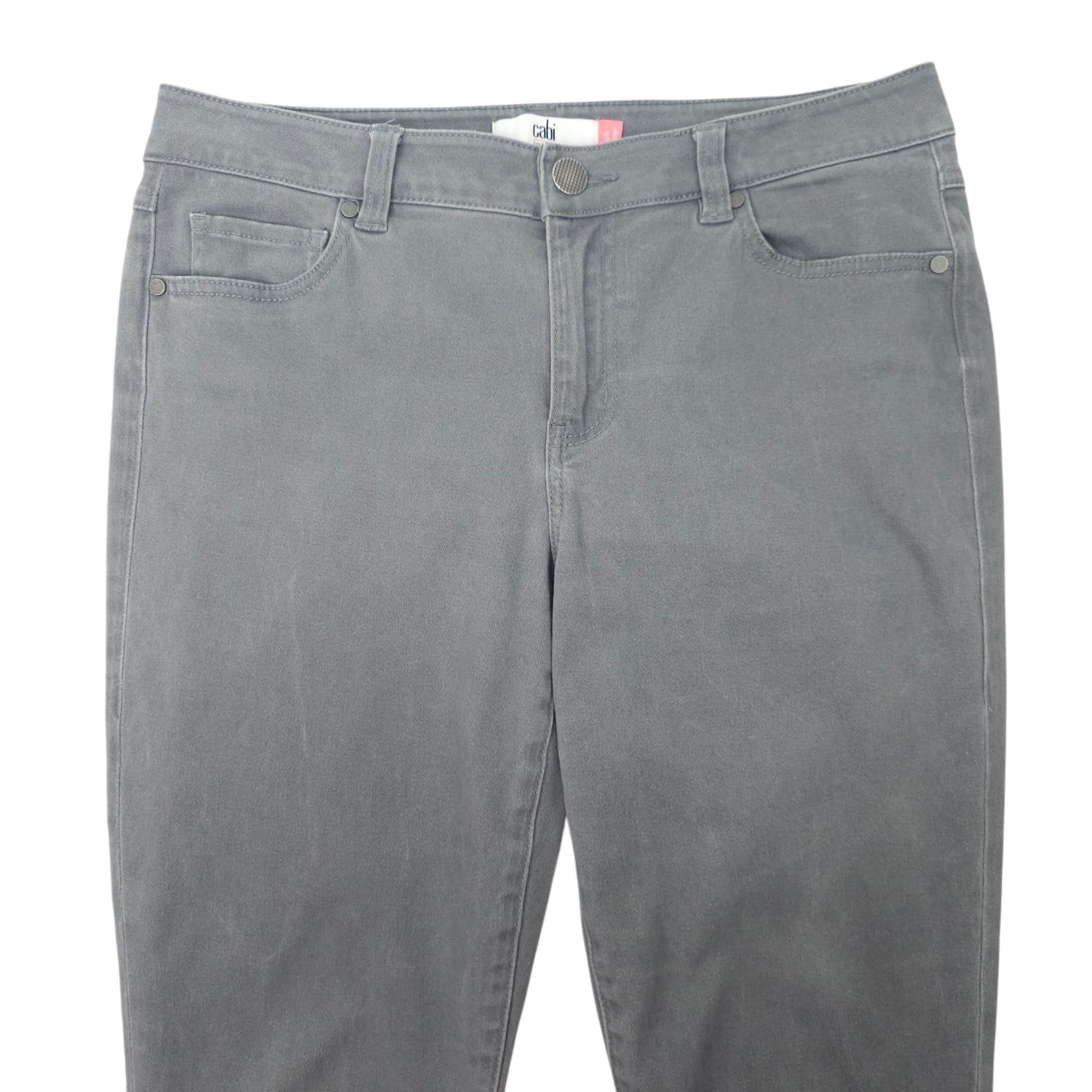Other Cabi High Skinny Jeans Womens Size 10 Stretch Gray Ankle Size 32" / US 10 / IT 46 - 9 Thumbnail