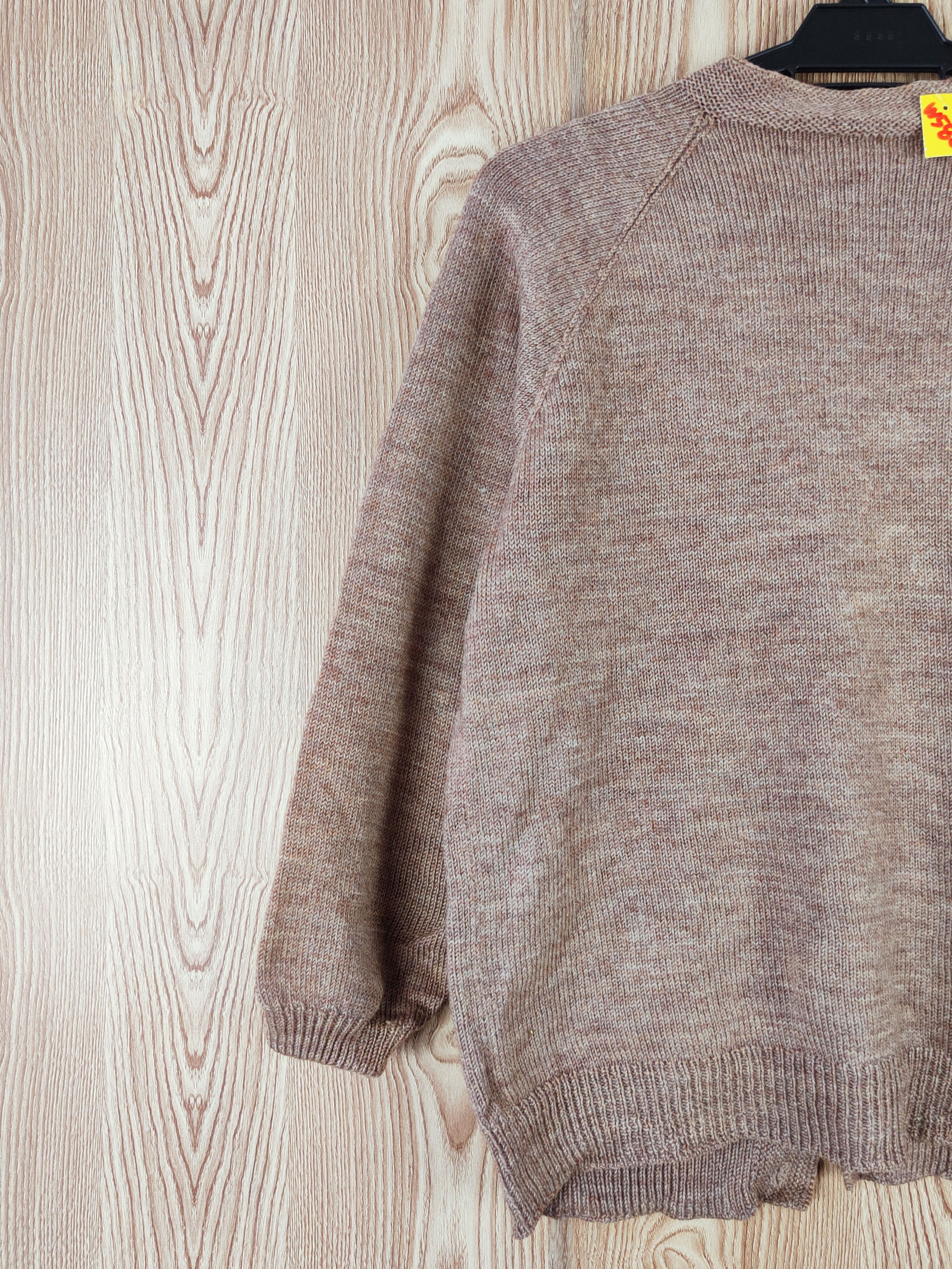 Homespun Knitwear × Japanese Brand Japanese Brand Brown Knitwear Cardigan #W586 Size US S / EU 44-46 / 1 - 10 Thumbnail
