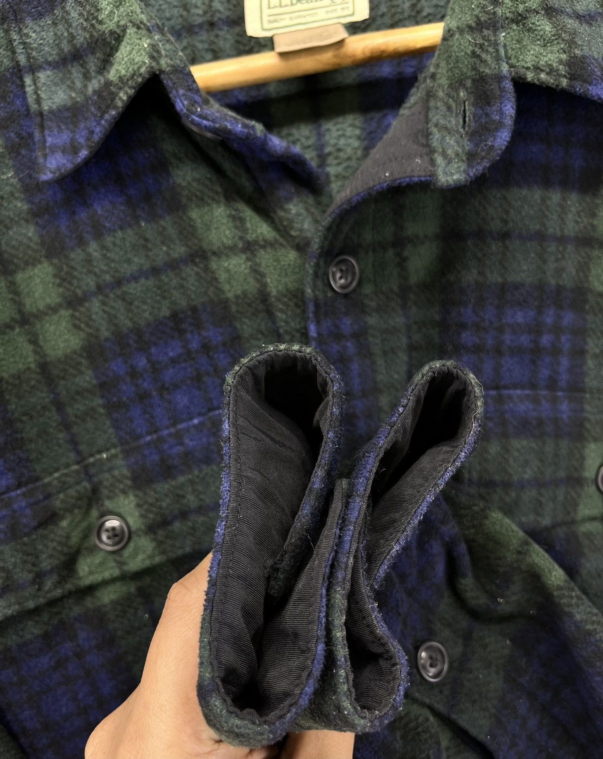 Flannel Vintage L.L. Bean Shadows Plaid Shirts Button Up Flannel Size US L / EU 52-54 / 3 - 9 Thumbnail