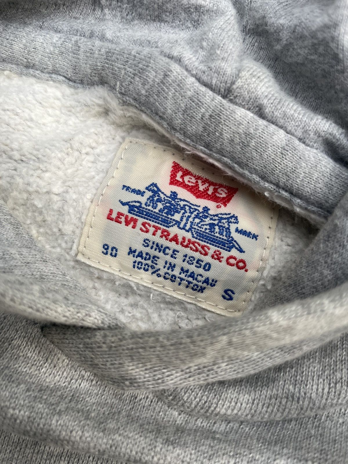 Levi's × Vintage Vintage 90’s Levis Strauss Hoodie Size US M / EU 48-50 / 2 - 6 Thumbnail
