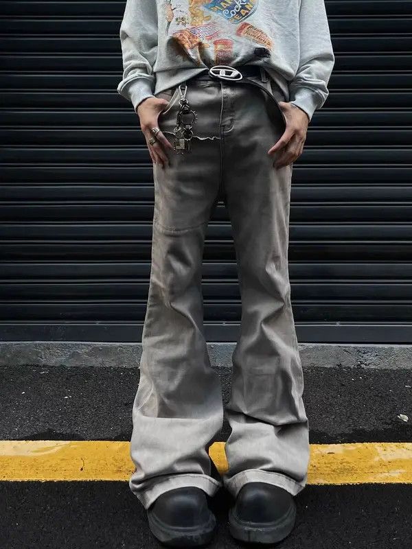 Japanese Brand VIBE Vintage desert-inspired stretch wide-leg jeans Size US 32 / EU 48 - 2 Thumbnail
