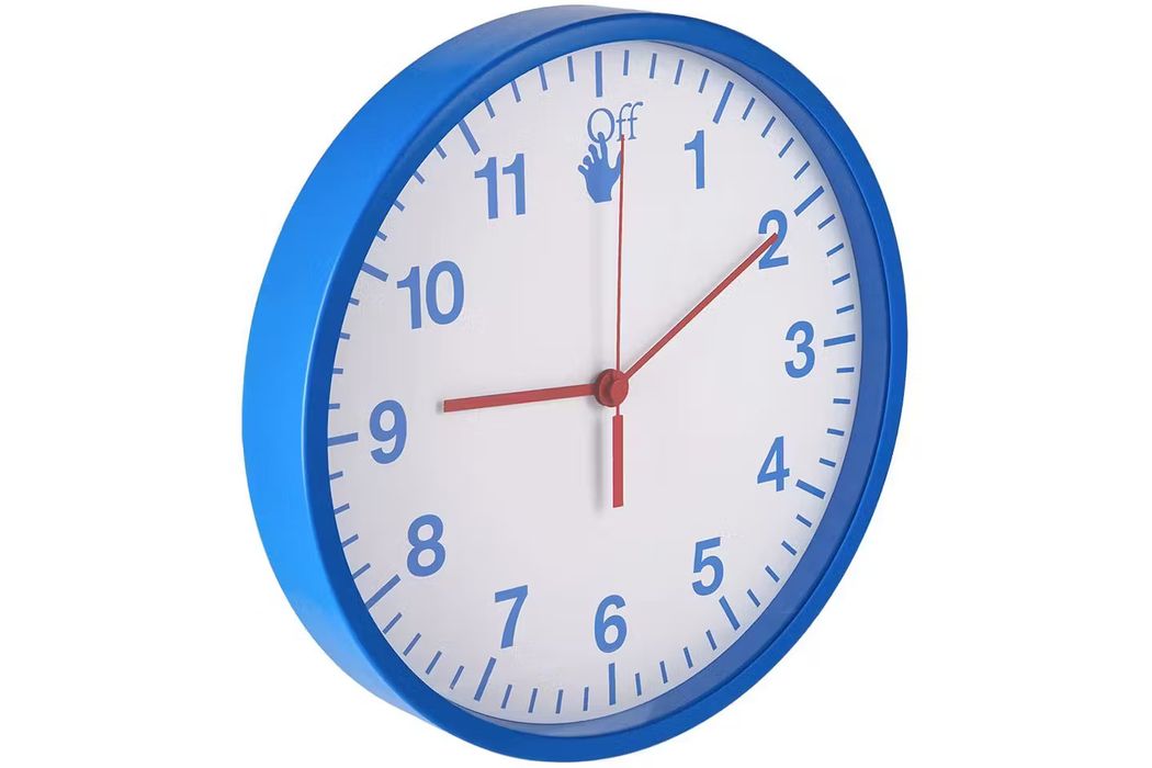 OffWhite OffWhite Wall Clock Blue Grailed