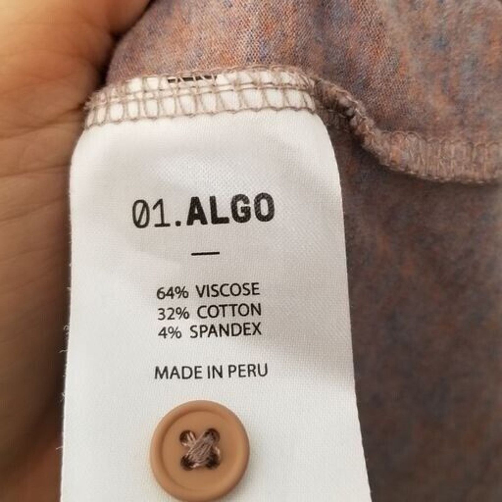 Aldo 01. Algo Mens Henley Size XXL Purple Stretch Performance Size US XXL / EU 58 / 5 - 7 Thumbnail