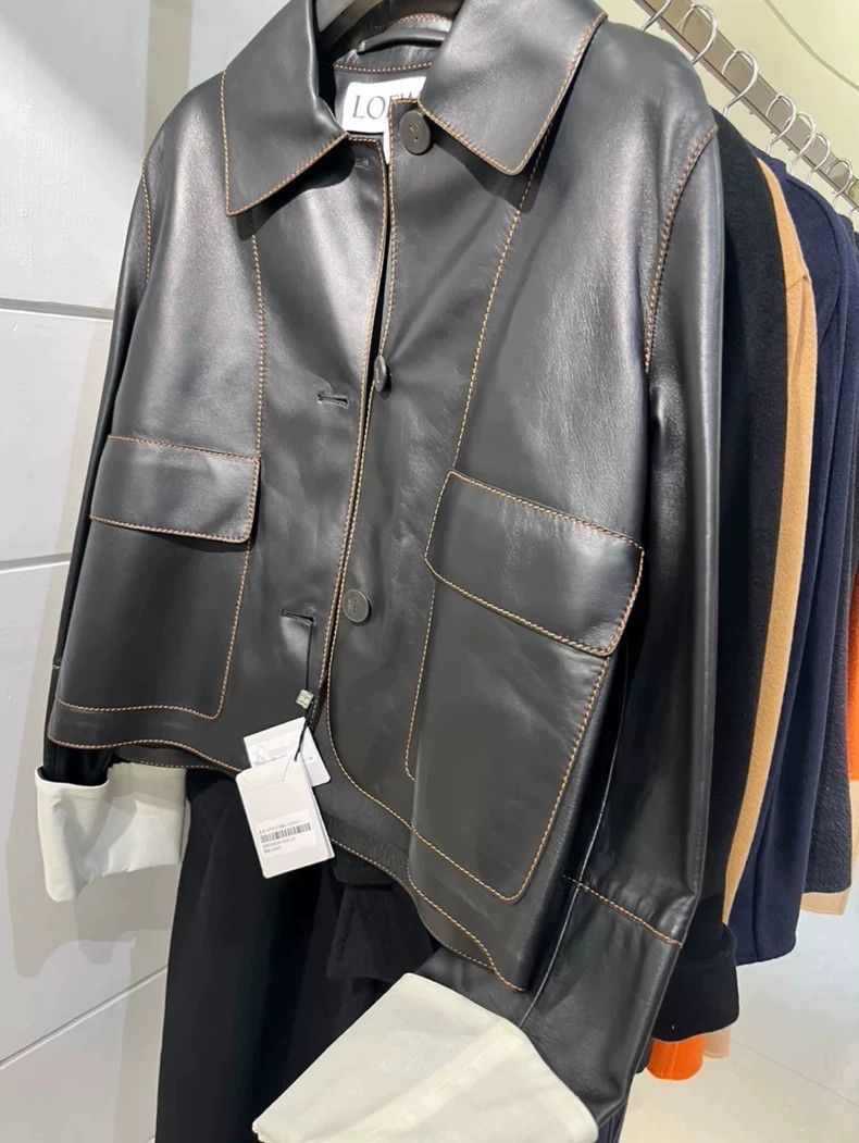 Loewe LOEWE Leather Jacket with Tags - dmc Size US S / EU 44-46 / 1 - 1 Thumbnail