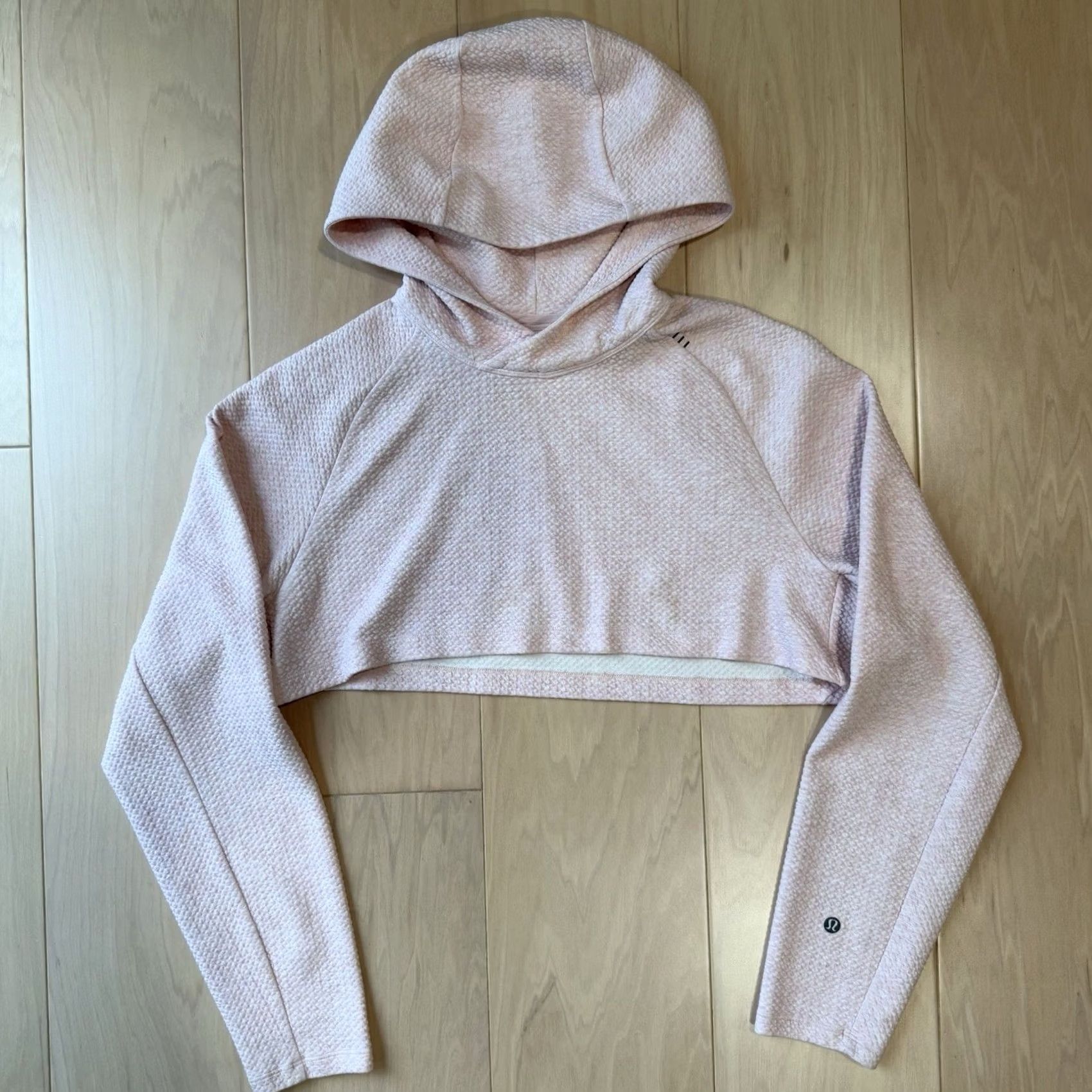 Lululemon Lululemon Hoodie Women's Small Pink Pullover At Ease Cropped Workout Size S / US 4 / IT 40 - 2 Thumbnail