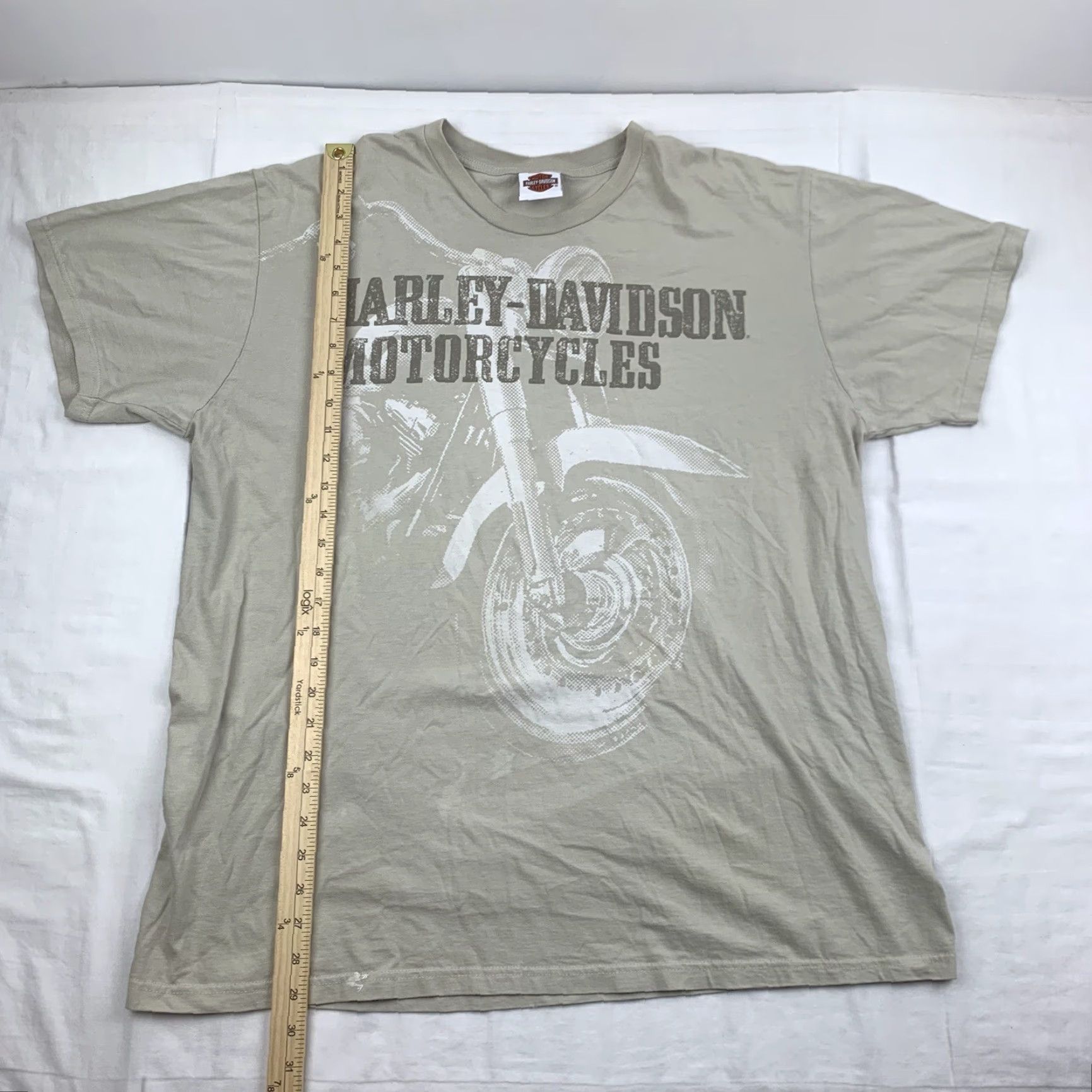 Harley Davidson Harley-Davidson T-Shirt Adult 2XL Tan Khaki Conway Arkansas Biker Motorcycle Shirt Mens Size US XXL / EU 58 / 5 - 5 Thumbnail