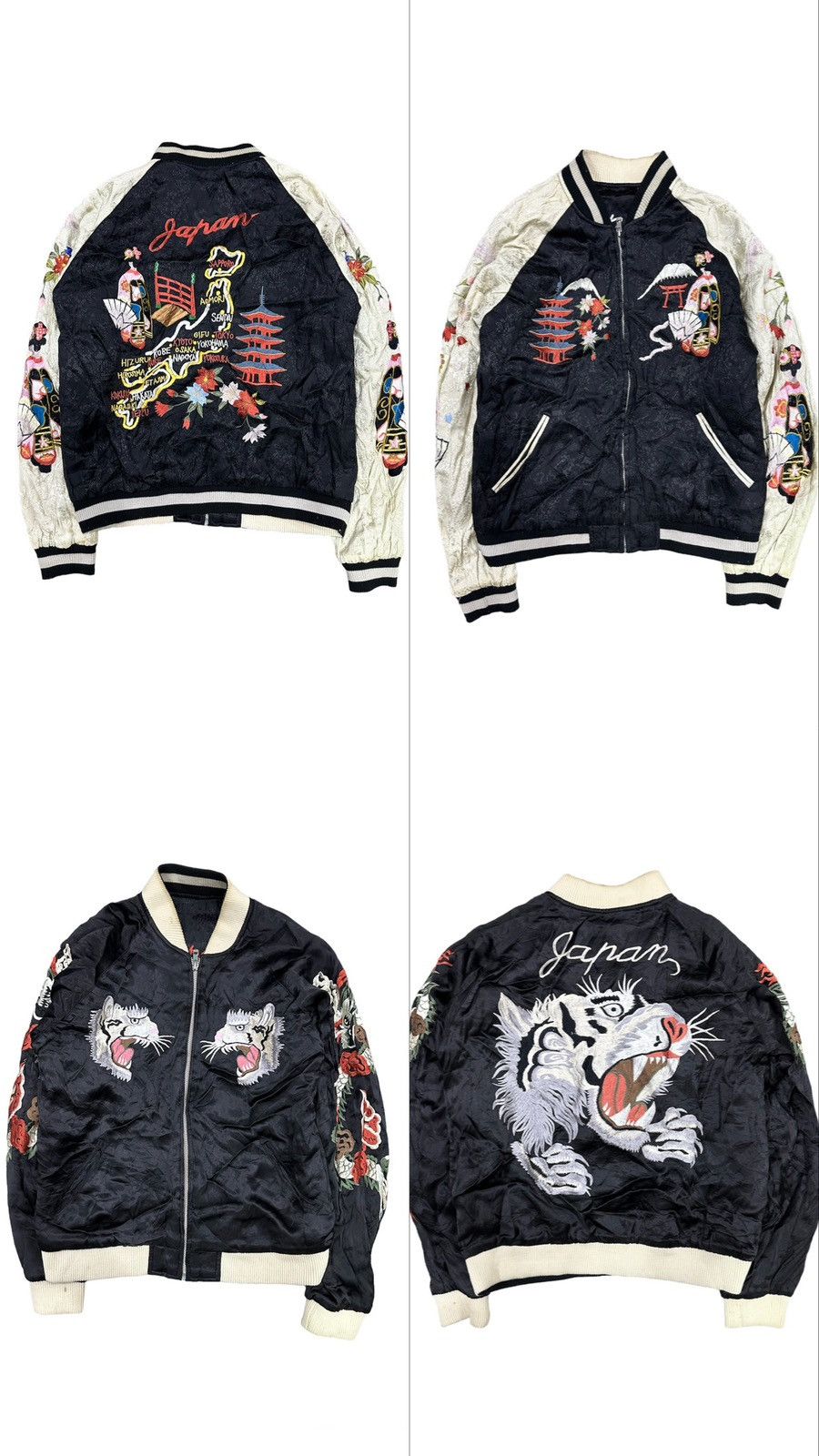 Toyo Enterprises Vintage Japanese Brand Sukajan Reversible Jacket Size US M / EU 48-50 / 2 - 1 Thumbnail