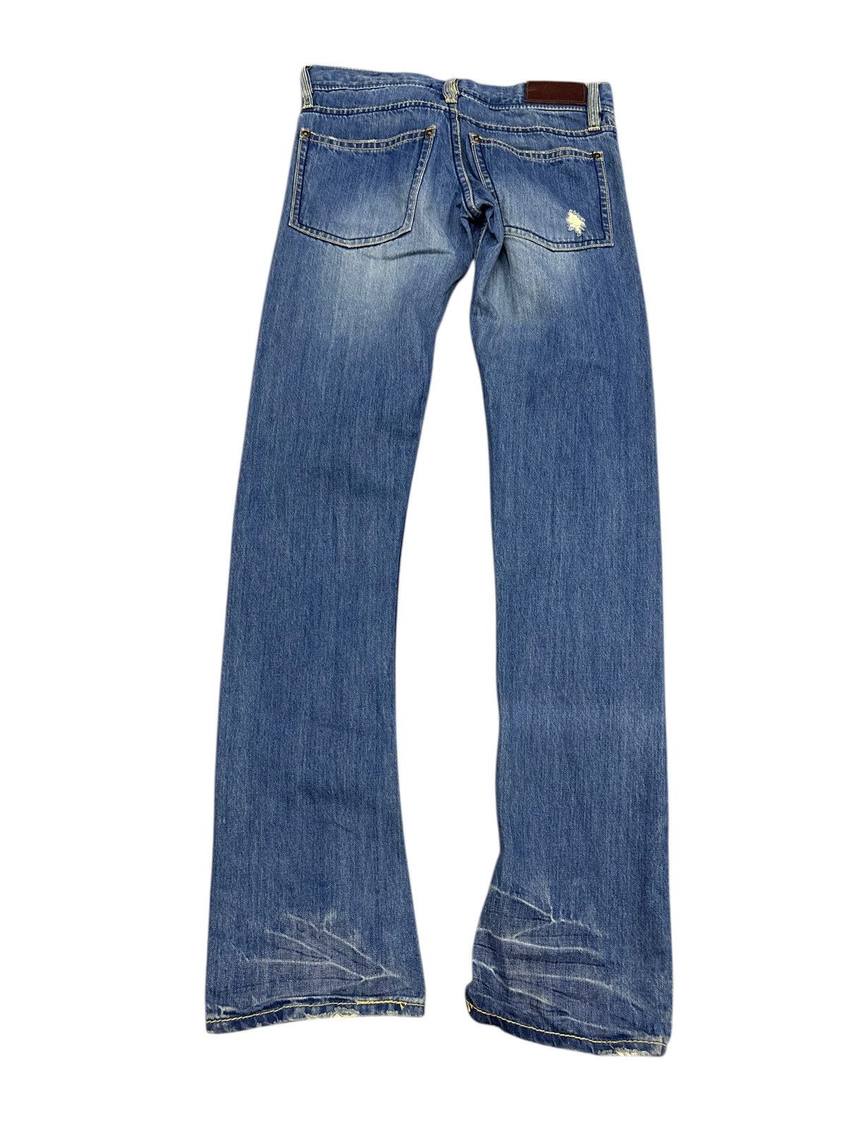 Kapital Kapital sashiko reworks Slim Straight Ozoc Distressed Flared Size US 30 / EU 46 - 2 Thumbnail
