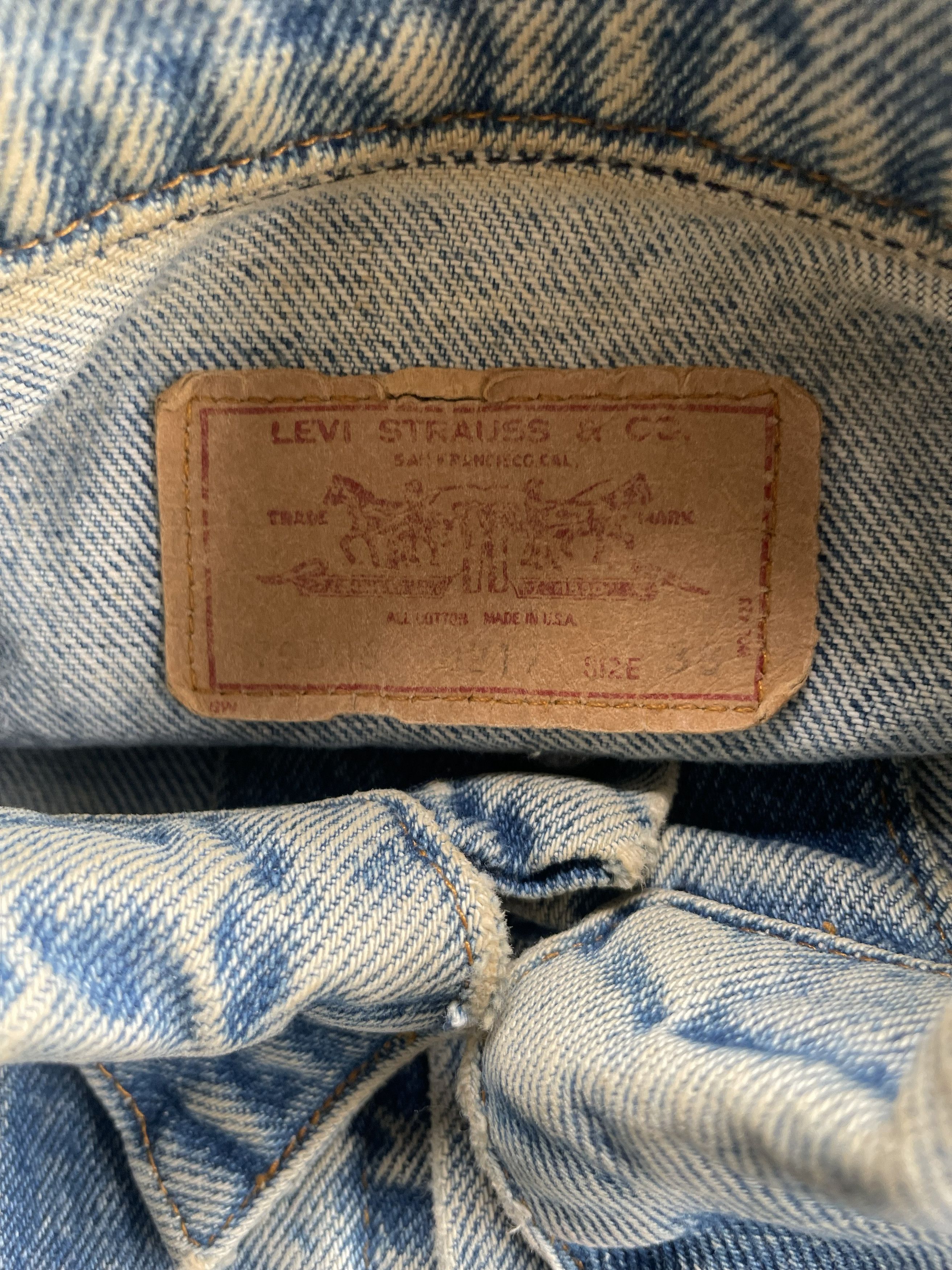 Levi's Vintage Levis 70506 Usa Stone Wash Jacket Size US M / EU 48-50 / 2 - 9 Thumbnail