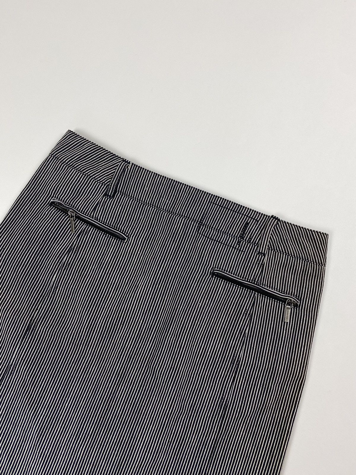 Jil Sander Jil Sander ladies striped denim pencil skirt size 27 Size 27" / US 4 / IT 40 - 16 Thumbnail