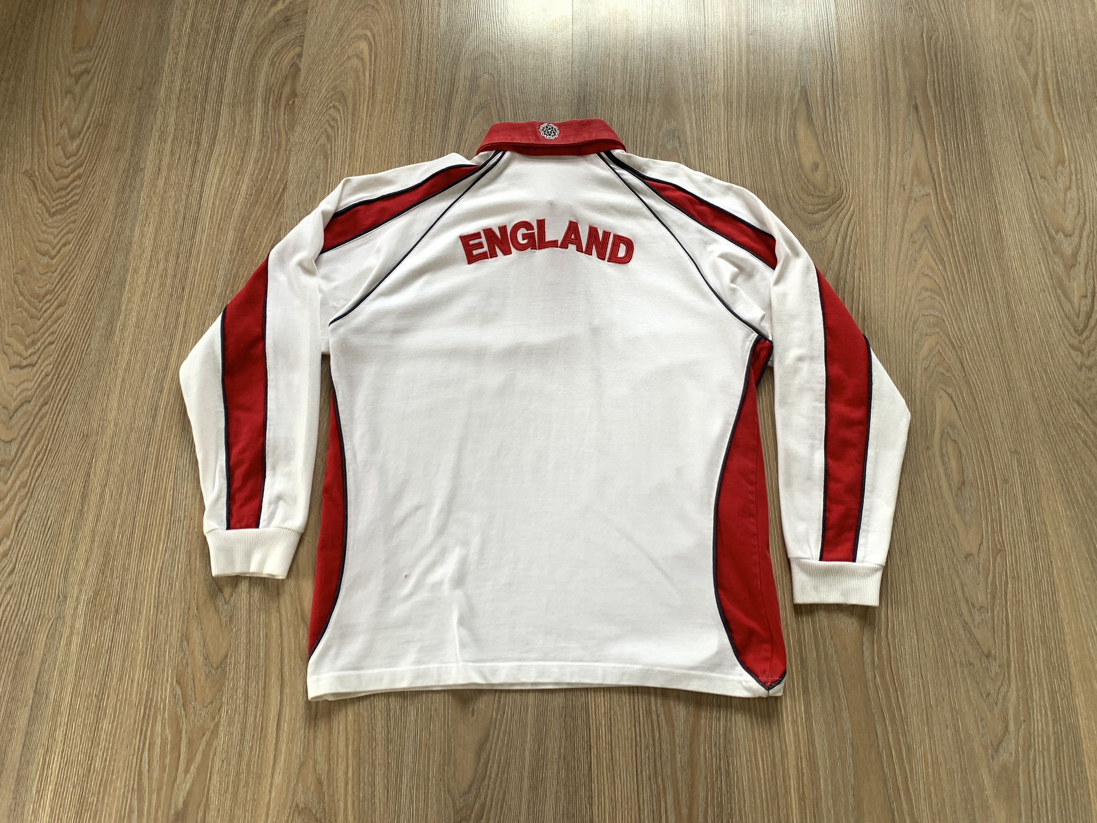 Vintage England Rugby Chamionship 2008 Cotton Longsleeve Polo Size US L / EU 52-54 / 3 - 3 Thumbnail