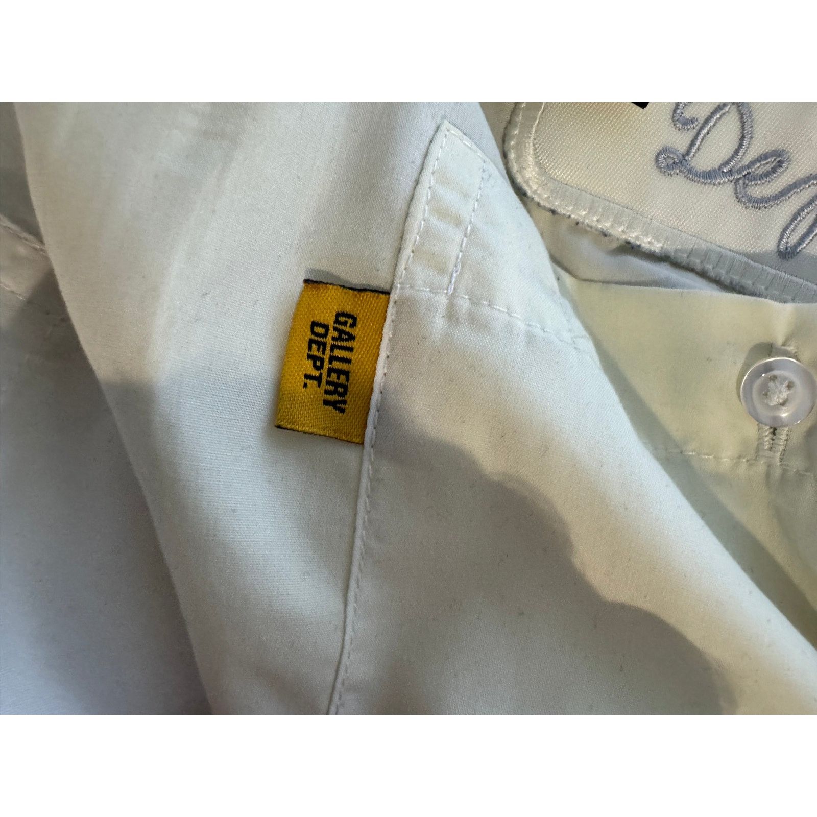 Gallery Dept. Gallery Dept Work Shirt White Used Small Size US S / EU 44-46 / 1 - 3 Thumbnail