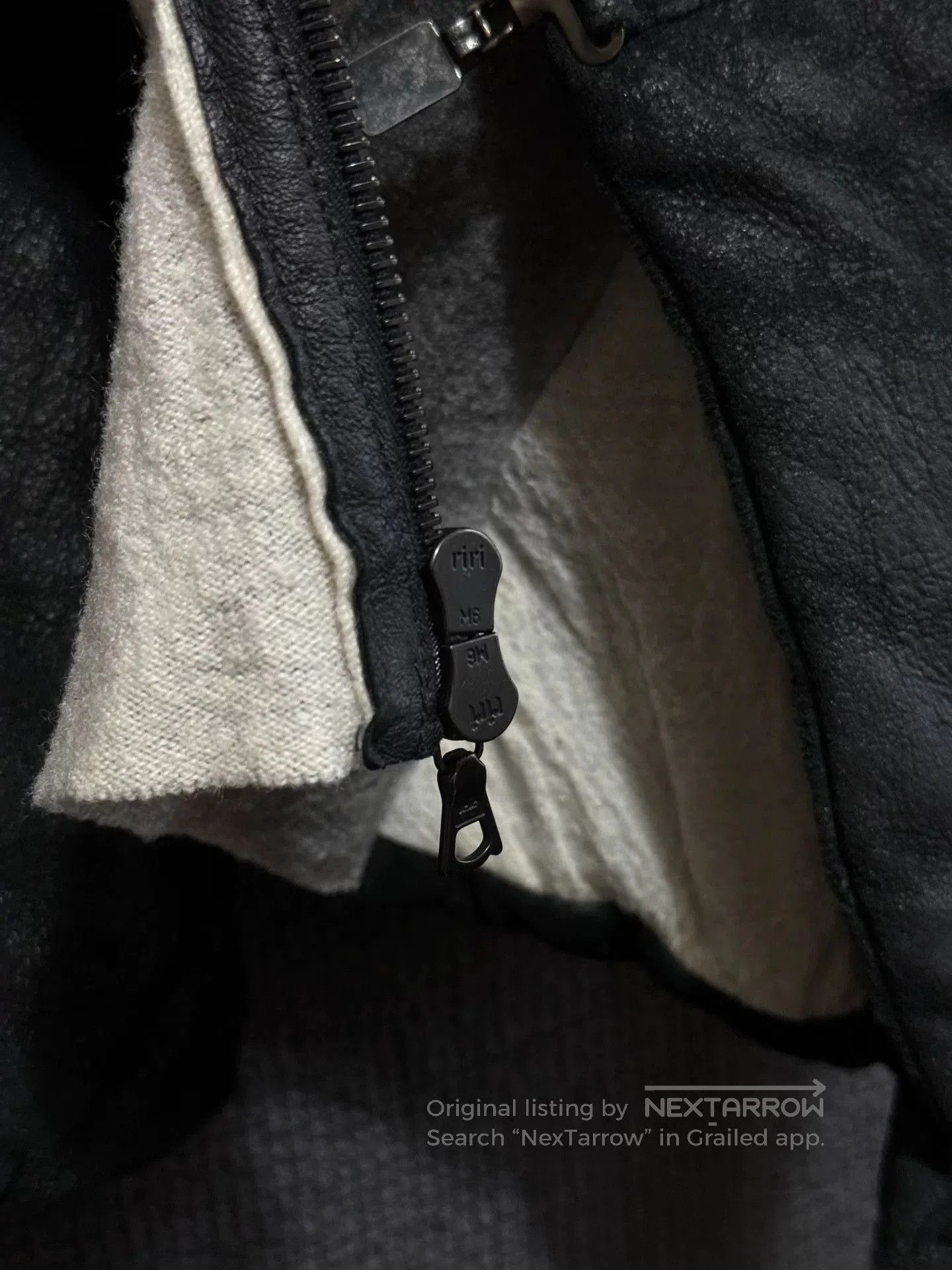 Lumen Et Umbra black leather high collar jacket. Size US L / EU 52-54 / 3 - 9 Thumbnail