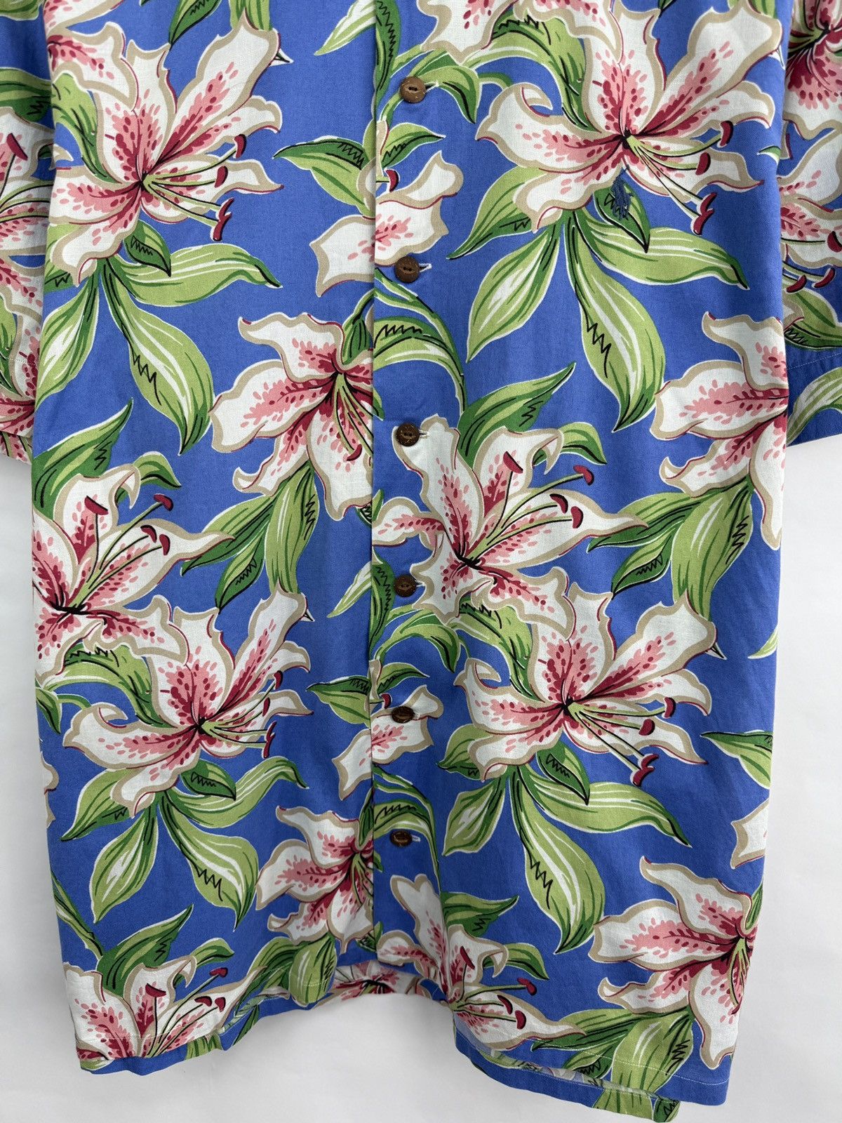 Polo Ralph Lauren 🇺🇸 Polo Ralph Lauren Floral Hawaiian Classic Fit Shirt Y2K Size US XL / EU 56 / 4 - 5 Thumbnail