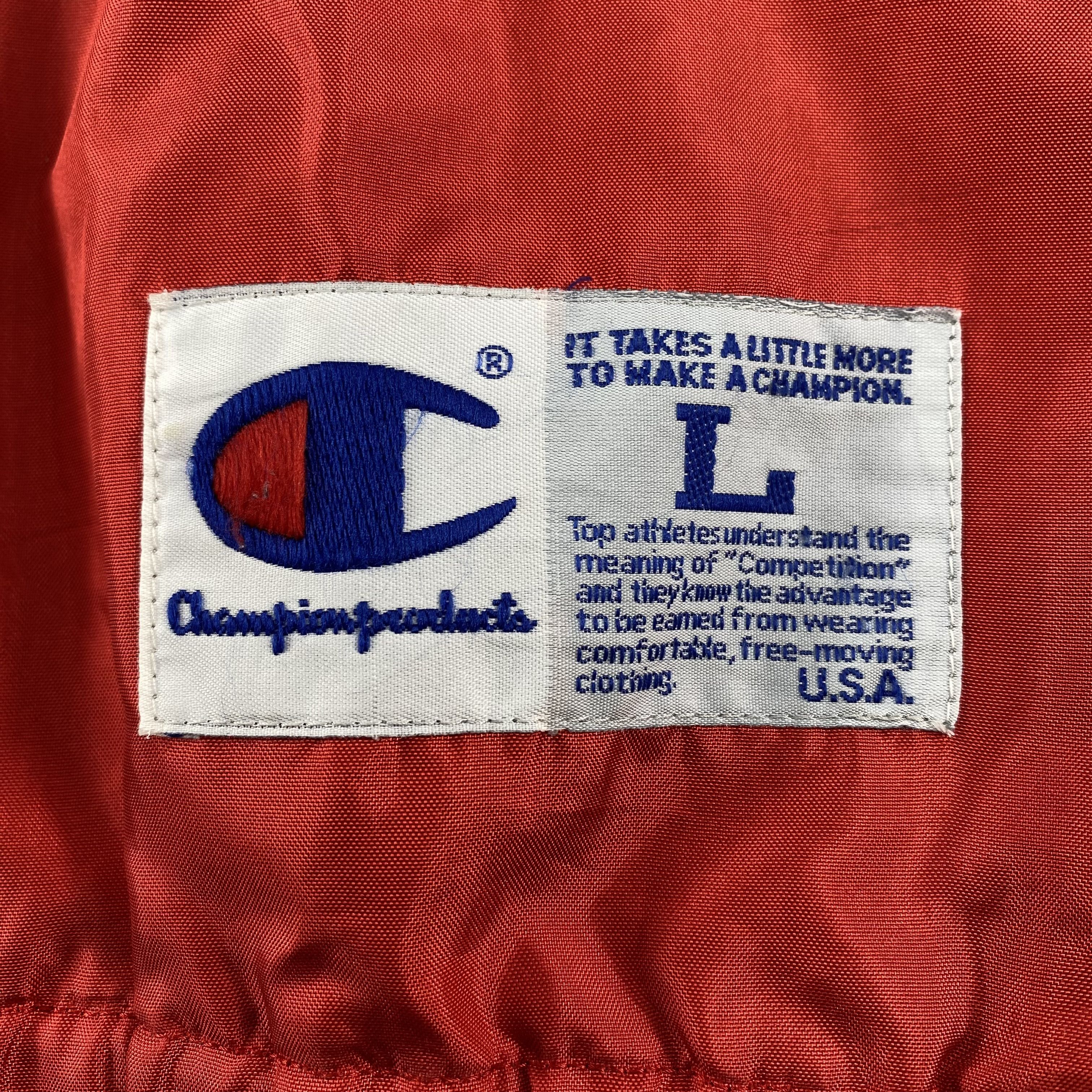 Champion Vintage Champion Spell Out Stars Zipper Jacket Size US L / EU 52-54 / 3 - 4 Thumbnail