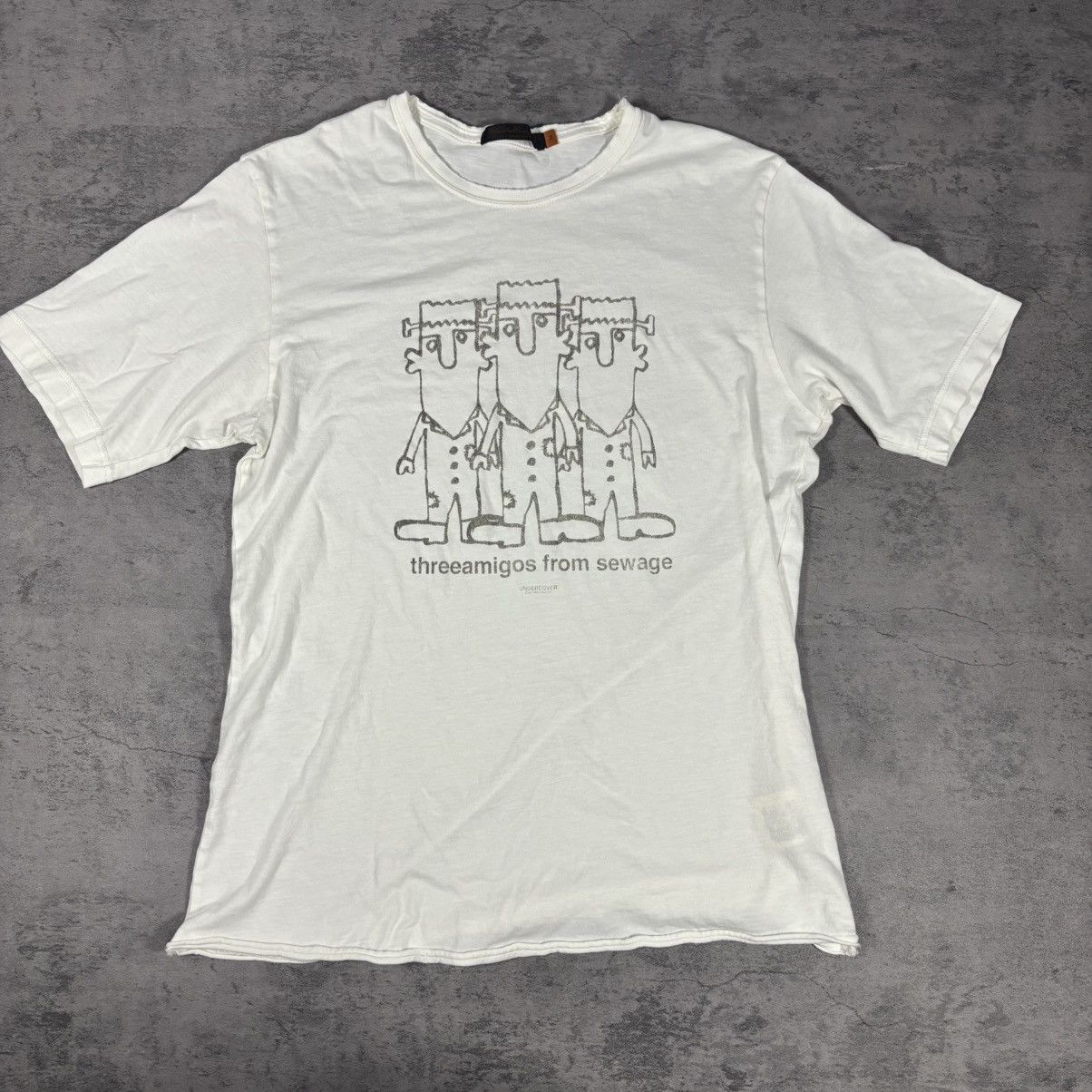 Undercover Undercover SS04 “Languid” Three Amigos From Sewage Tee Size US M / EU 48-50 / 2 - 1 Thumbnail
