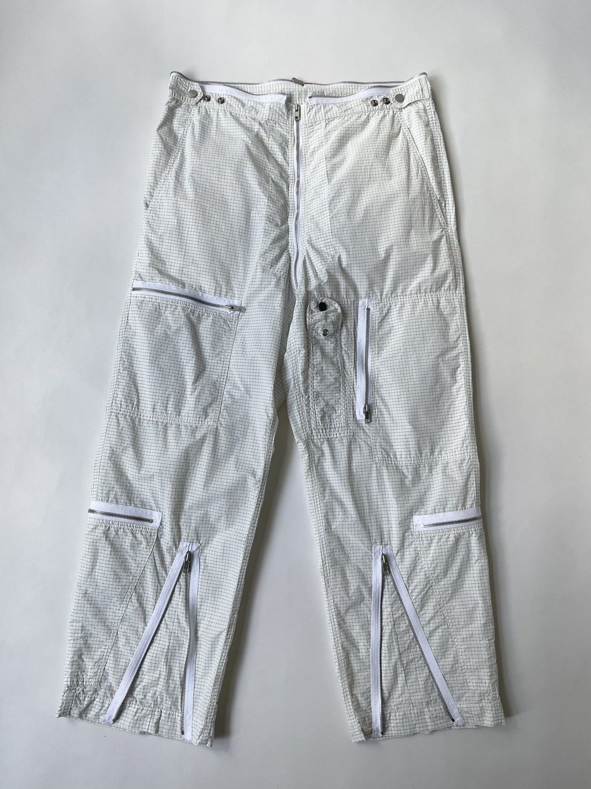 Maison Margiela S/S 19 Grid Check Nylon Flight Suit / Boiler Suit Size US S / EU 44-46 / 1 - 18 Thumbnail