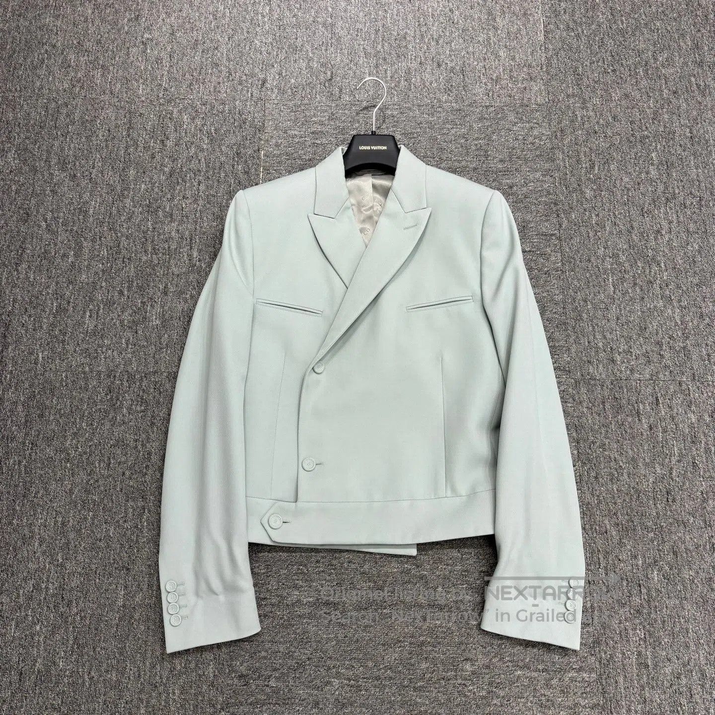 Dior Dior Peppermint-green woolen suit jacket| Size 46R - 1 Thumbnail