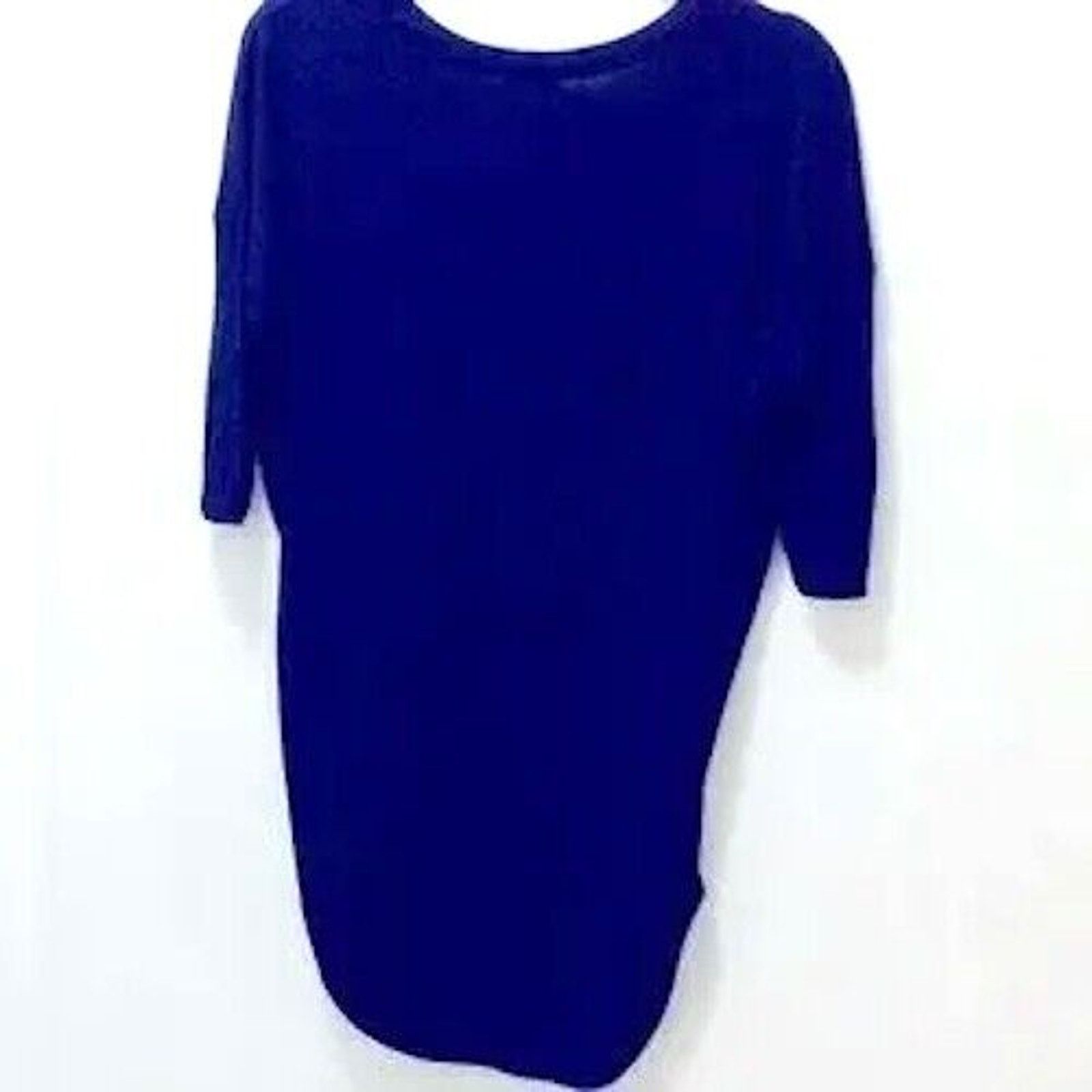 Express Express Women’s Top Size-Medium Navy Blue. Size M / US 6-8 / IT 42-44 - 5 Thumbnail