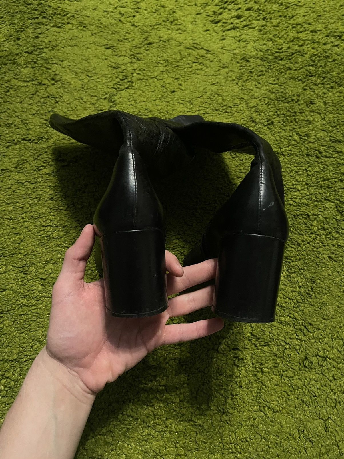 Designer × Maison Margiela Maison Martin Margiela avant garde real leather high boots Size US 7 / IT 37 - 5 Thumbnail