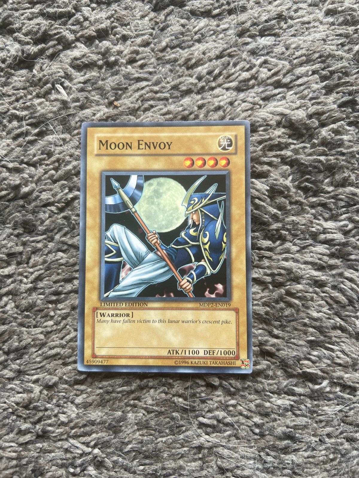 Vintage 1996 Konami Yu-Gi-Oh! Moon Envoy Card Size ONE SIZE - 1 Thumbnail