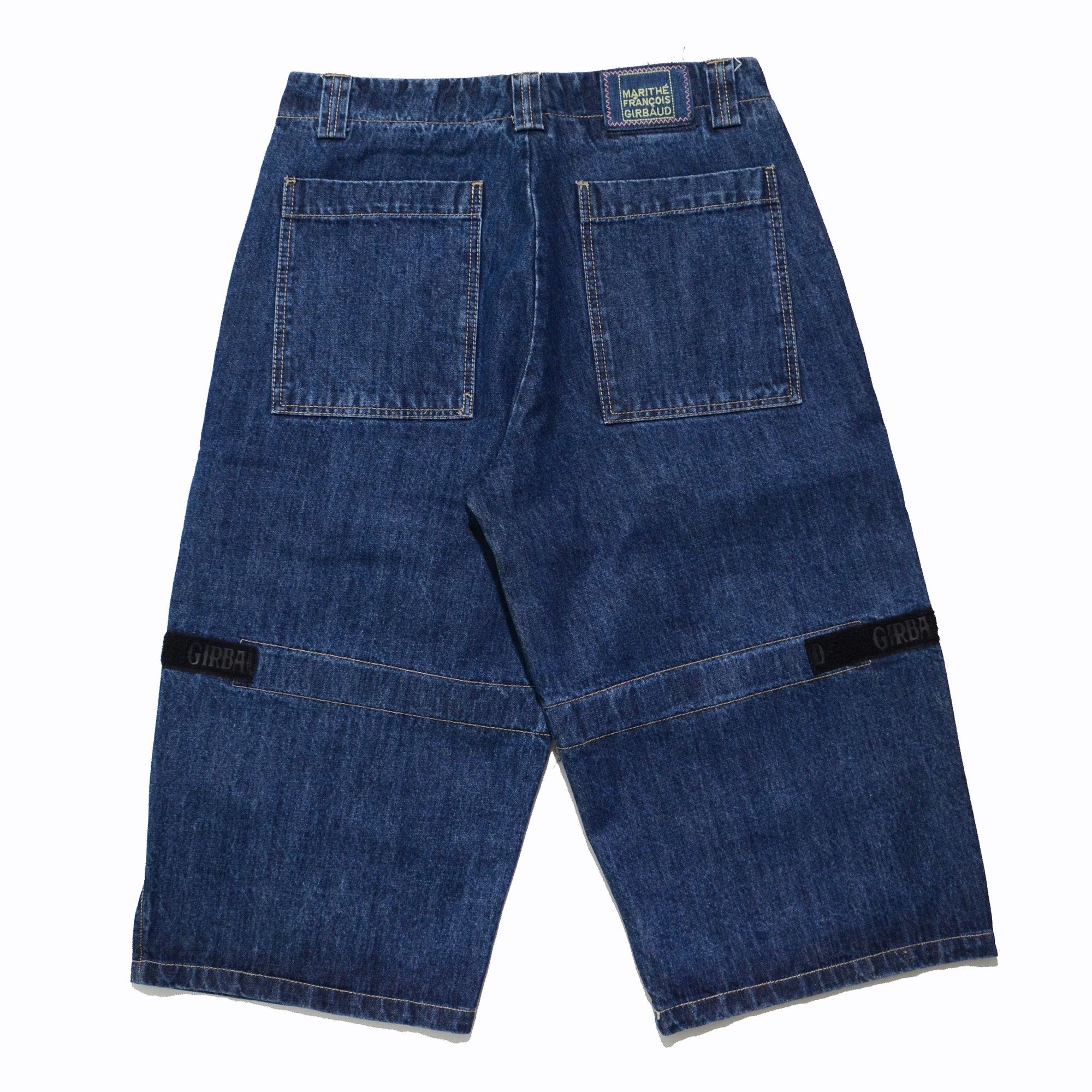 Marithe + Francois Girbaud M+FG Long Denim Shorts W34 Y2K Hip Hop 2006 Rare Craft Size US 34 / EU 50 - 2 Thumbnail