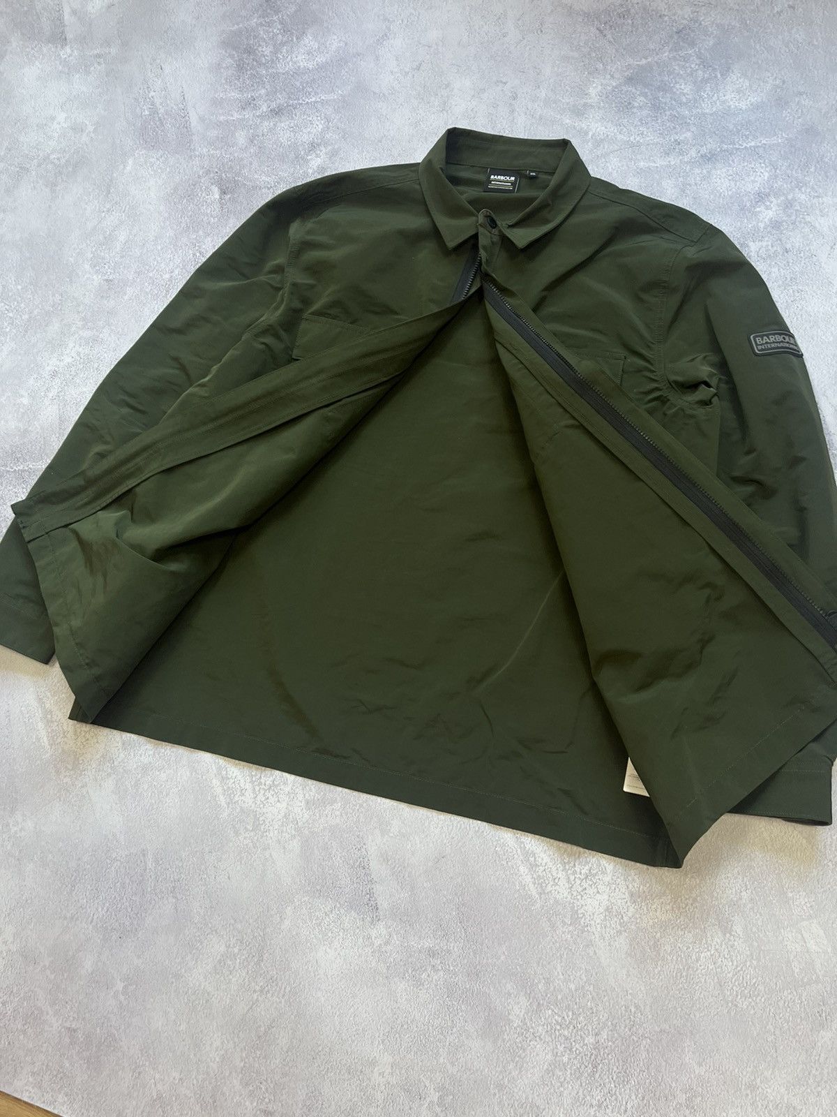 Barbour × Japanese Brand Barbour International Nylon Coach Jacket Khaki Mens: XXL Size US XXL / EU 58 / 5 - 7 Thumbnail