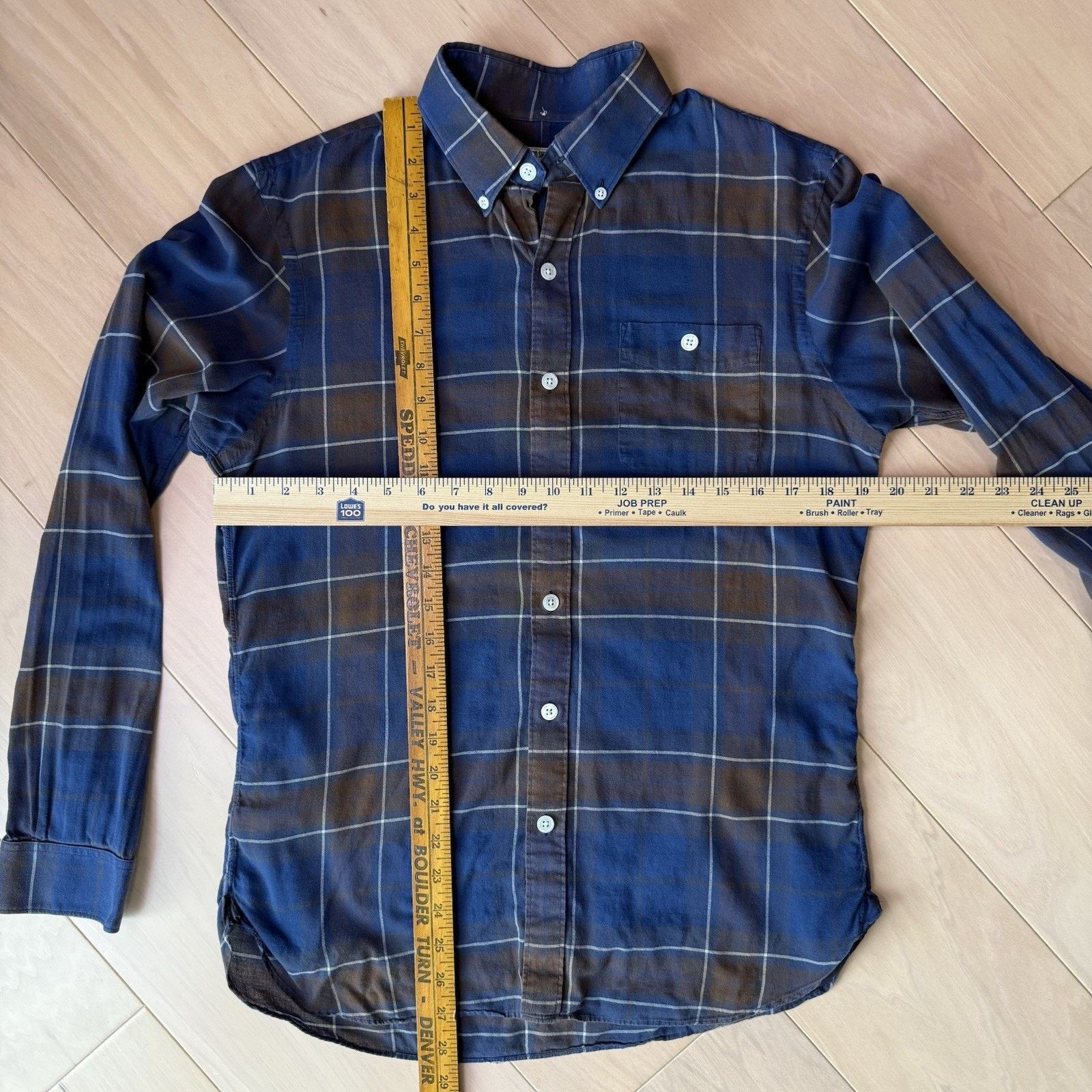 Todd Snyder Todd Snyder Shirt Small Blue Multicolor Plaid Long Sleeve Size US S / EU 44-46 / 1 - 2 Thumbnail