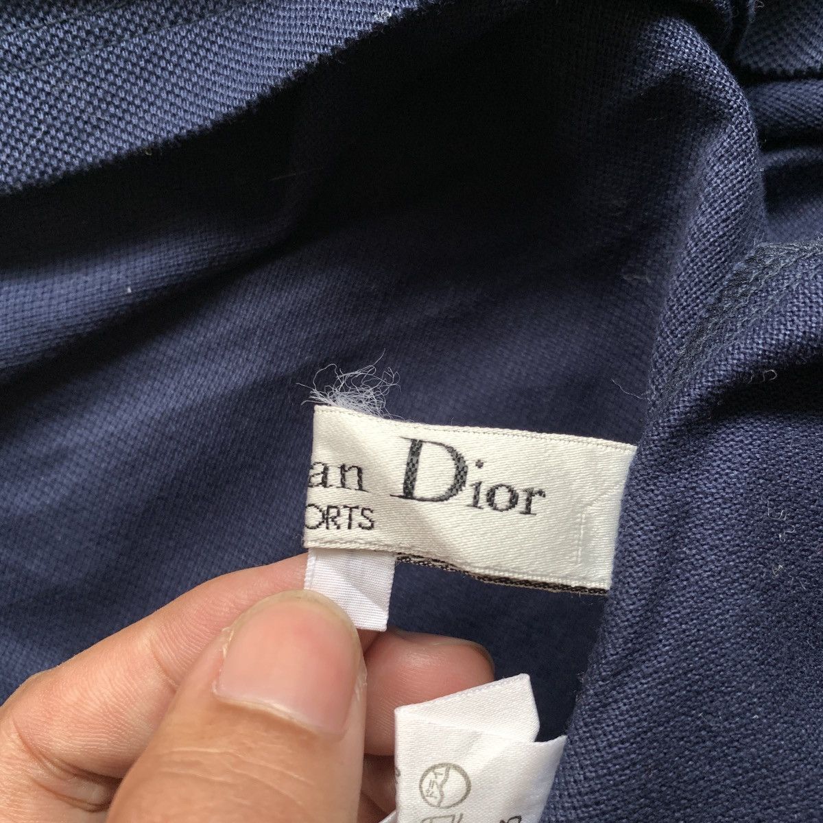 Vintage Vintage Christian Dior Sport Embroidery Logo Tshirt Size US L / EU 52-54 / 3 - 8 Thumbnail