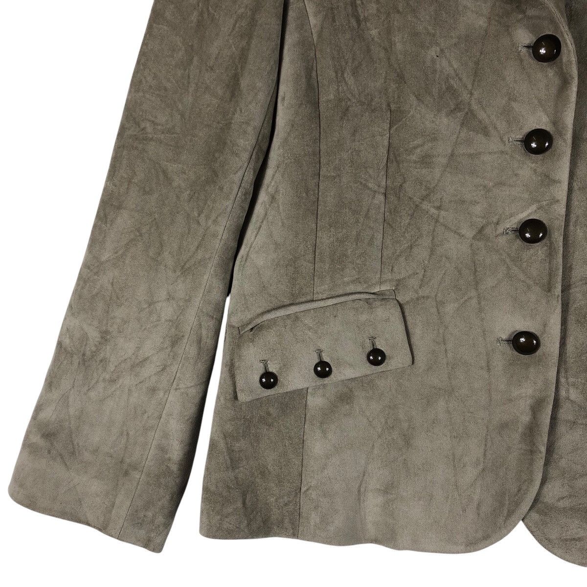 Longchamp LONGCHAMP Suede Blazer Jacket Size US L / EU 52-54 / 3 - 2 Thumbnail
