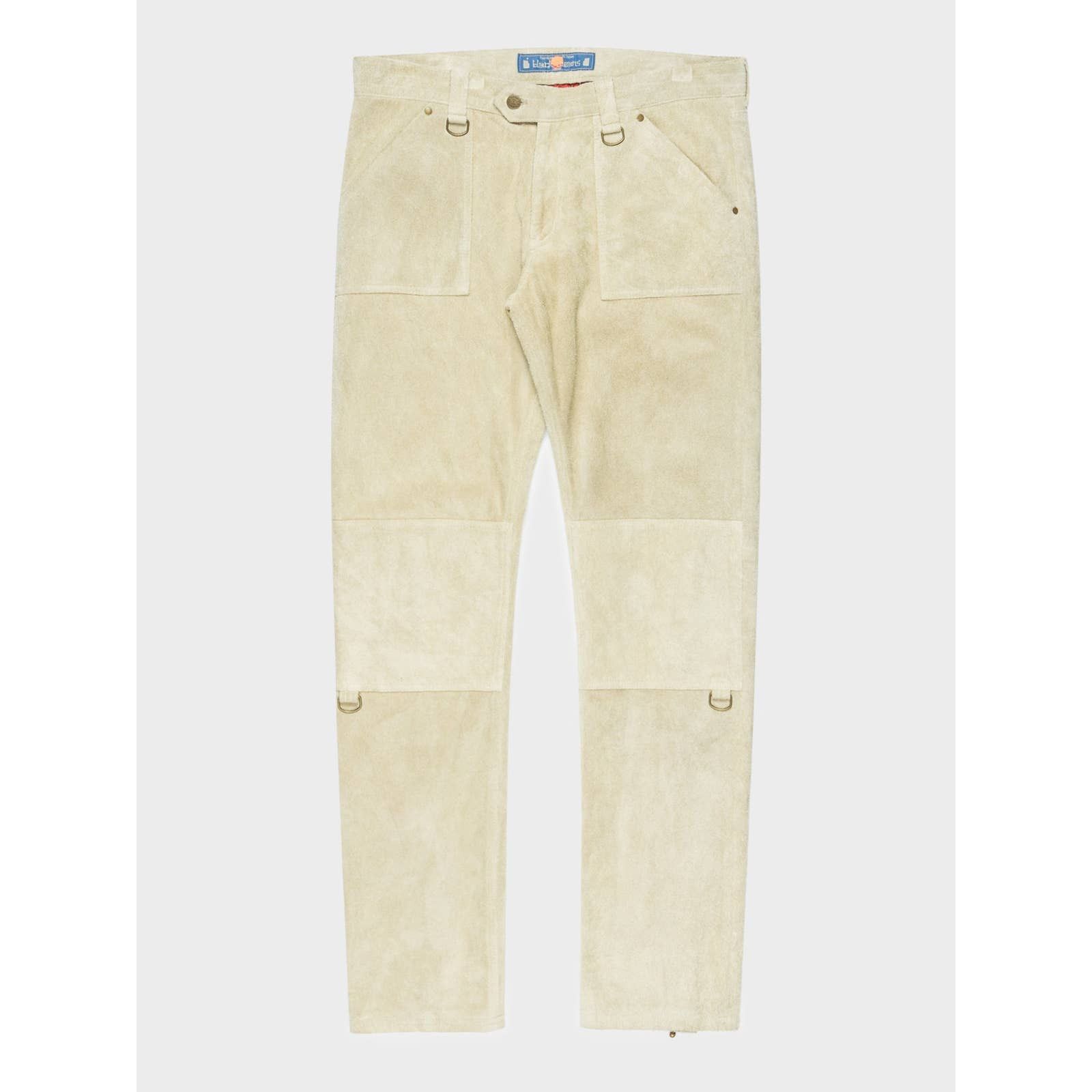 image of Blackmeans Cowhide Rider Pants in Cream, Men's (Size 34)