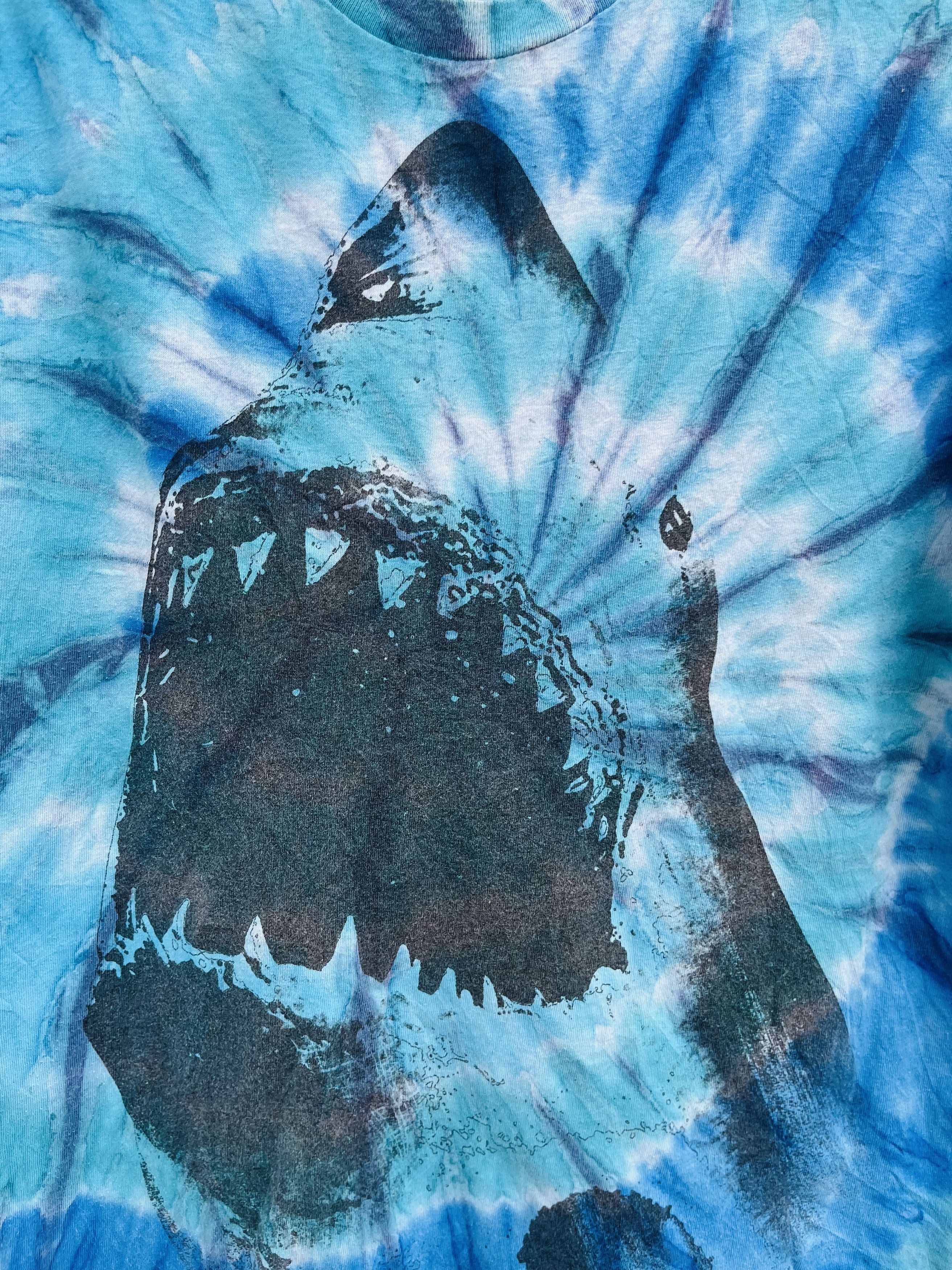 Japanese Brand Vintage Jaws Movie Tie Die Streetwear Fashion Style Size US L / EU 52-54 / 3 - 5 Thumbnail