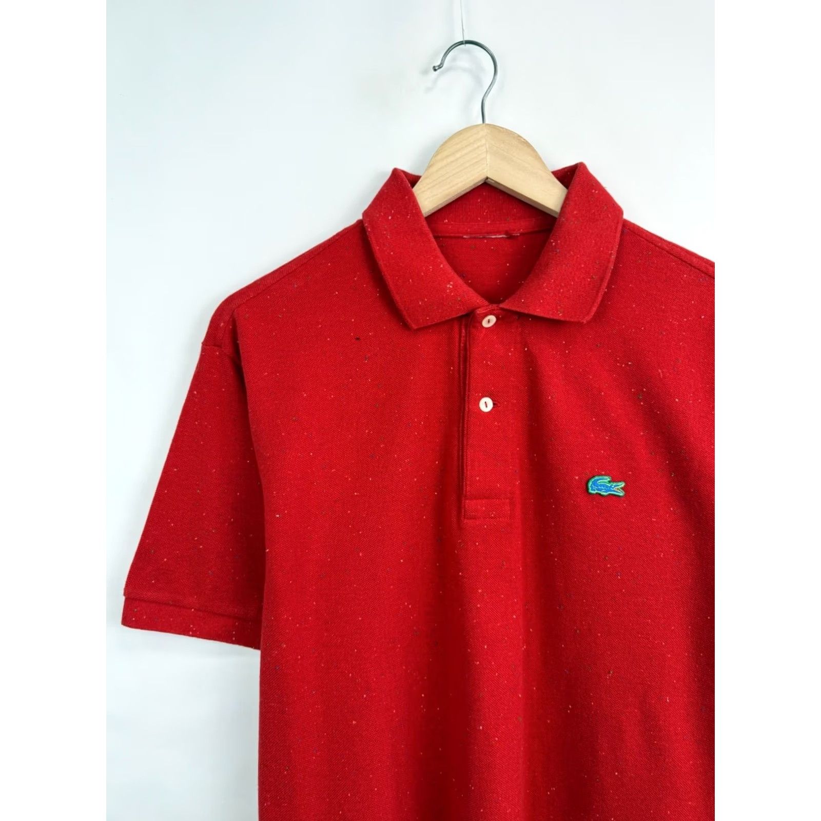 Lacoste Nike Lacoste Art Polo Shirt Mens L Red Retro Made in France Y2K 90s Polo Shirt Art Retro Polo Mens Red France Lacoste Y2K Size US L / EU 52-54 / 3 - 3 Thumbnail