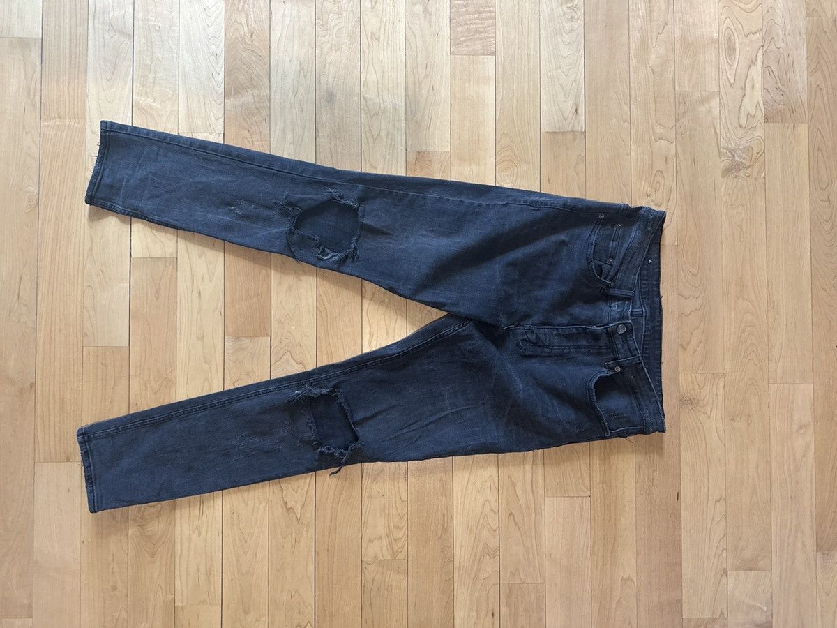 Ksubi KSUBI black ripped denim jeans Size US 32 / EU 48 - 1 Thumbnail
