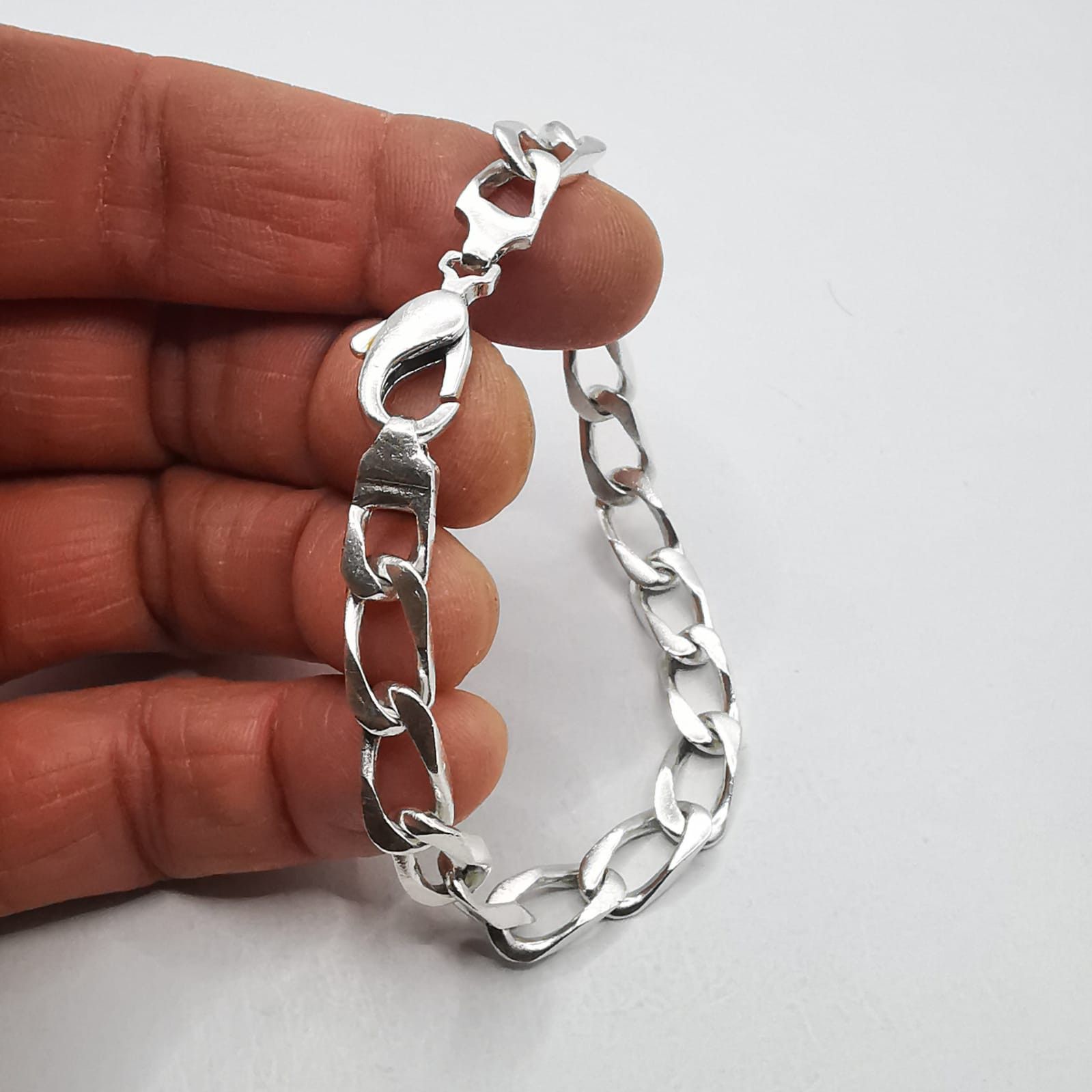 Sterling Silver Vintage Bracelet Jewelry,925 Sterling Silver,Handmade 19,27g Size ONE SIZE - 3 Thumbnail