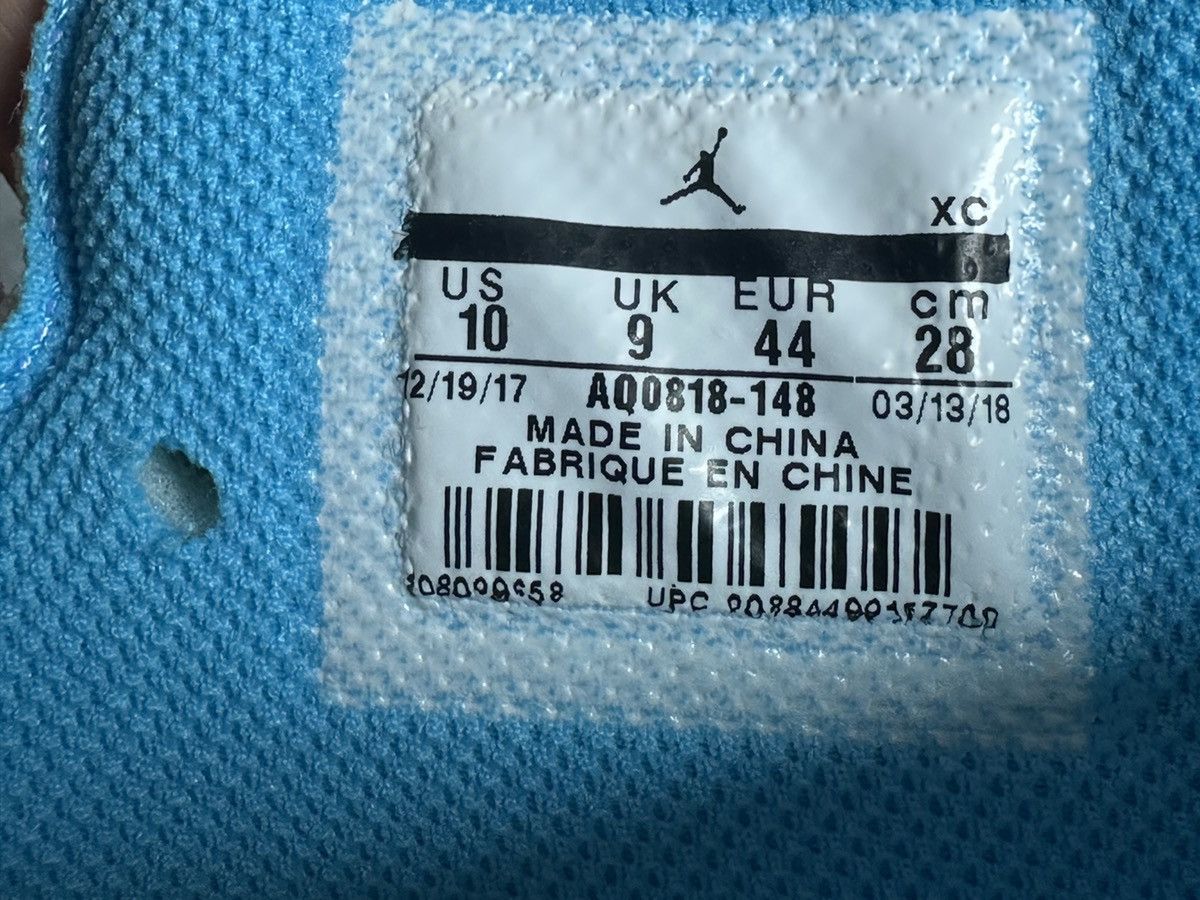 Jordan Brand × Off-White × Virgil Abloh Jordan 1 Retro High Off-White University Blue Size 10 Size US 10 / EU 43 - 8 Thumbnail