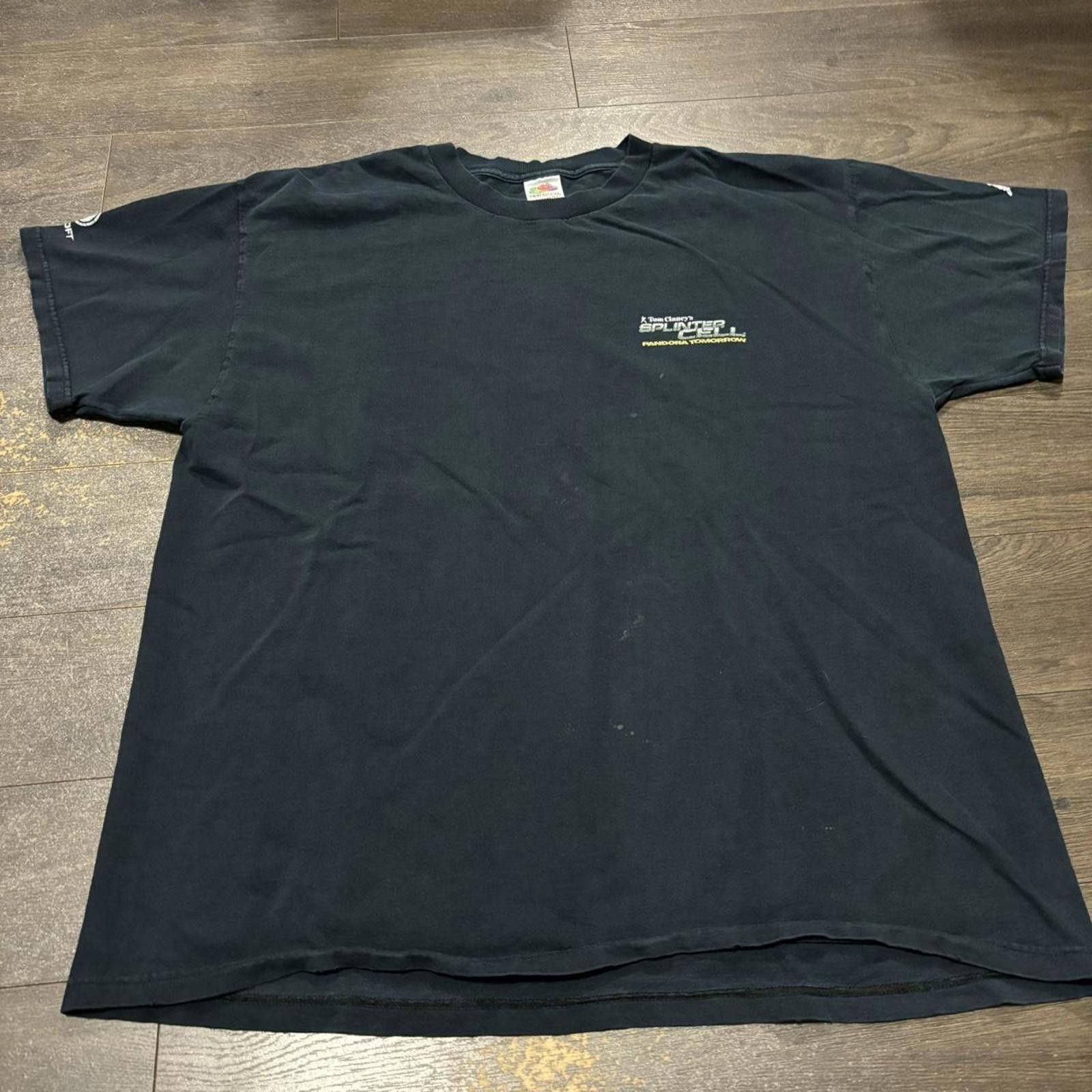 Fruit Of The Loom Vintage tom Clancy’s splinter cell pandora tomorrow t shirt Size US XL / EU 56 / 4 - 3 Thumbnail