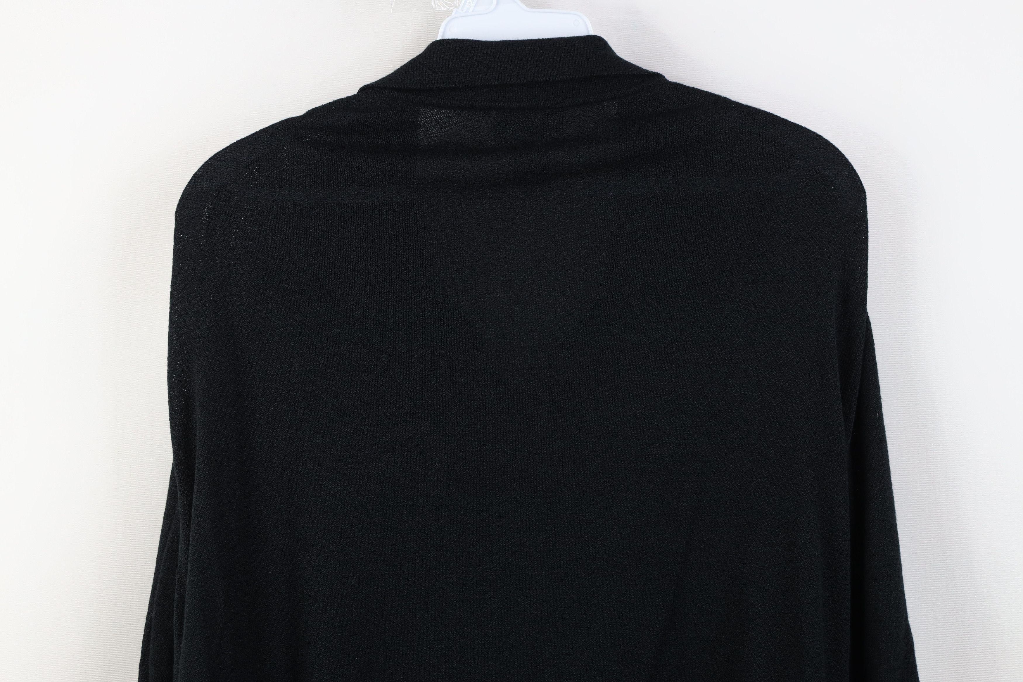 Vintage Vintage 90s Streetwear Blend Knit Pullover Polo Black Size US XL / EU 56 / 4 - 10 Thumbnail