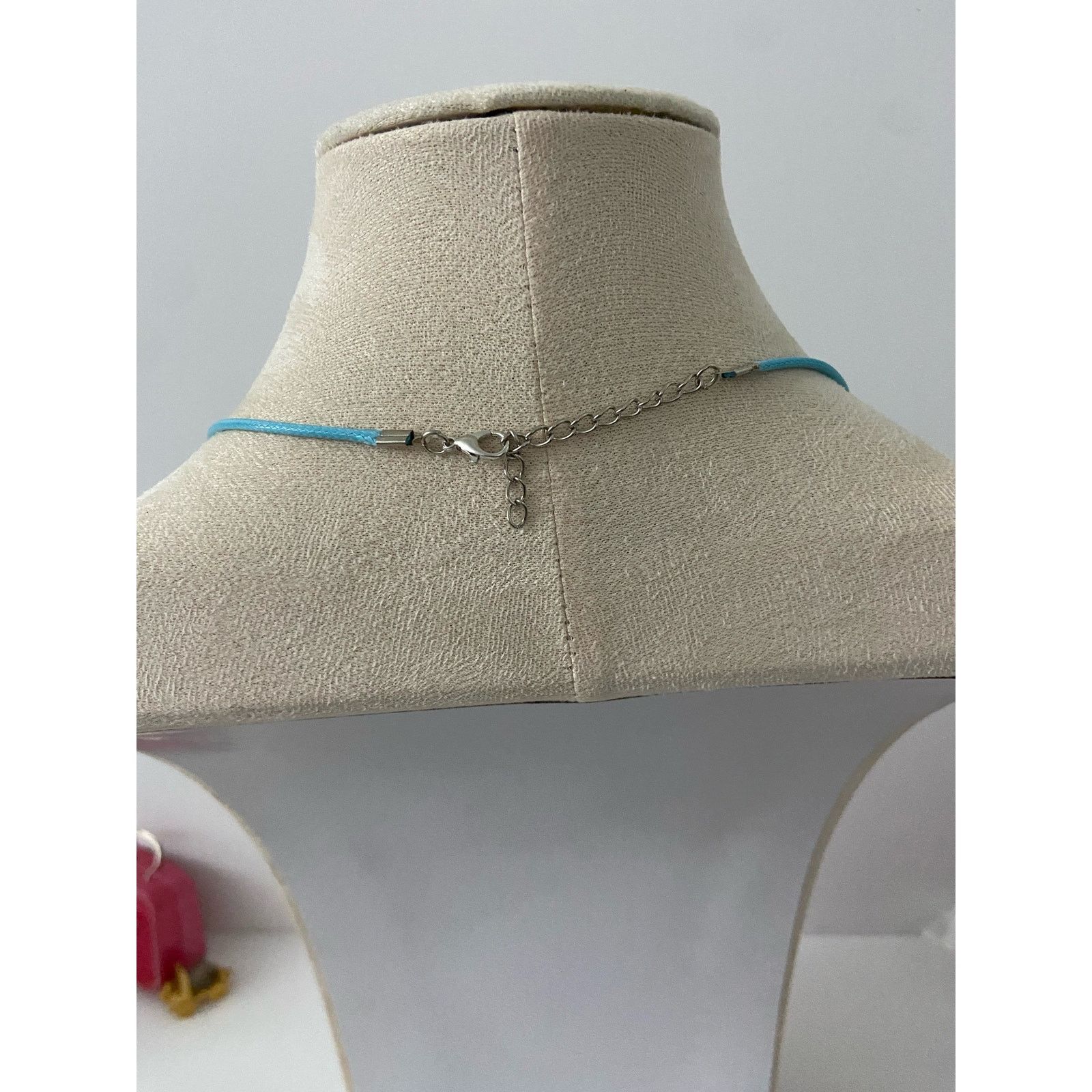 Handmade Blue Easter egg necklace Size ONE SIZE - 3 Thumbnail
