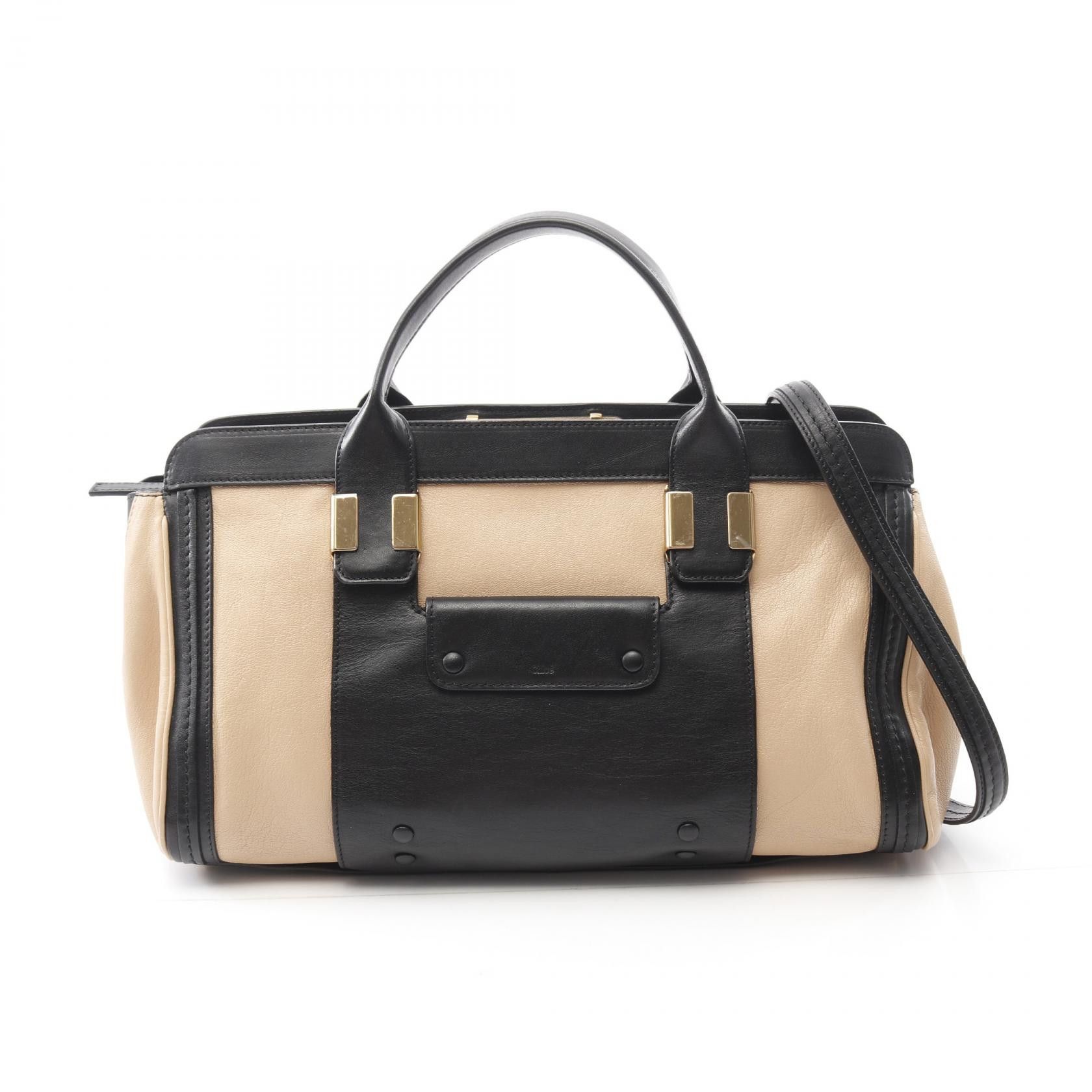 Chloe Chloe Chloe ALICE Leather 2way Bag Leather Handbag DUTY FREE for USA Size ONE SIZE - 1 Thumbnail