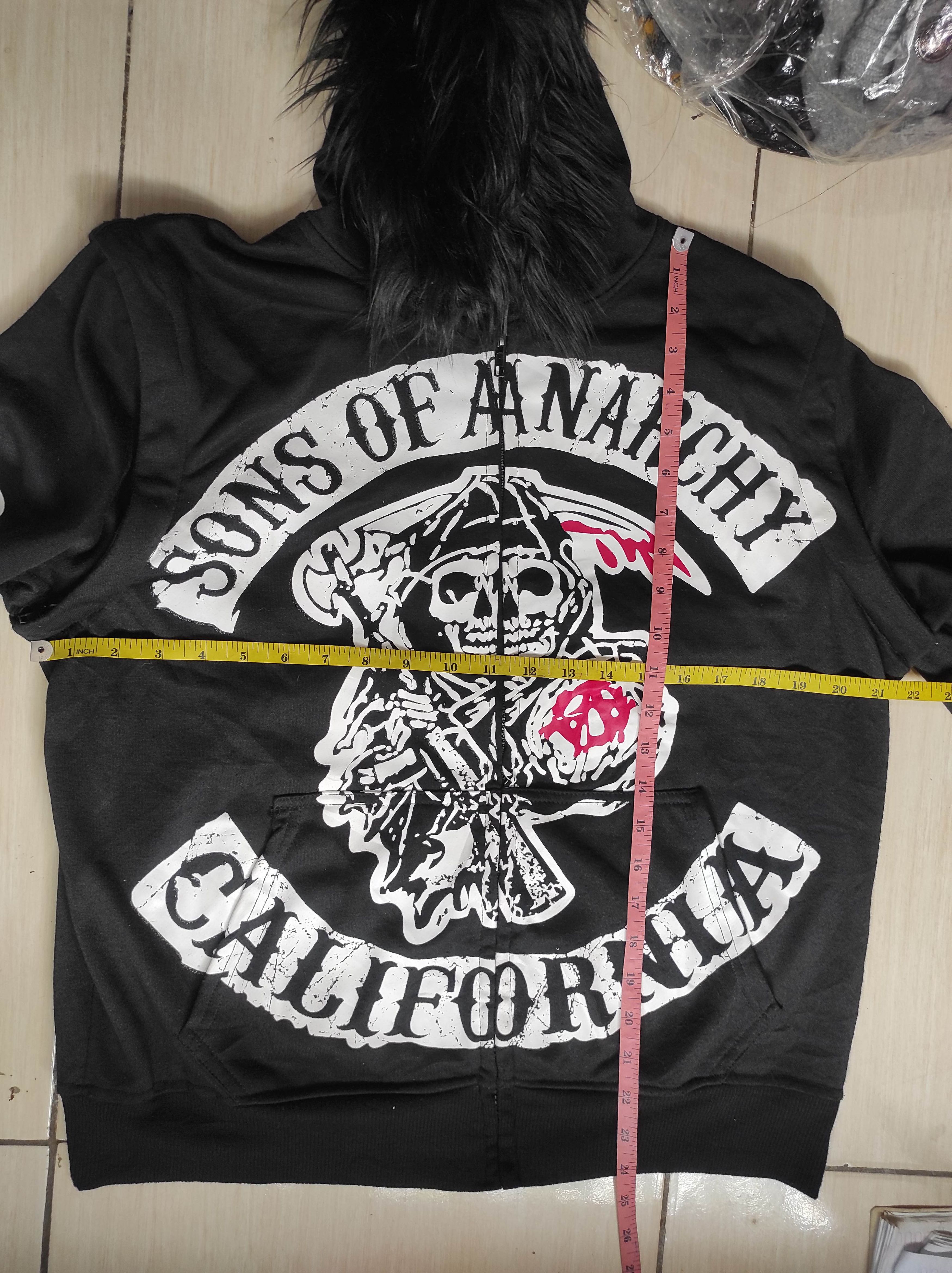 Japanese Brand Sons of A Anarchy California zip fur hoodie vest Size US S / EU 44-46 / 1 - 21 Thumbnail